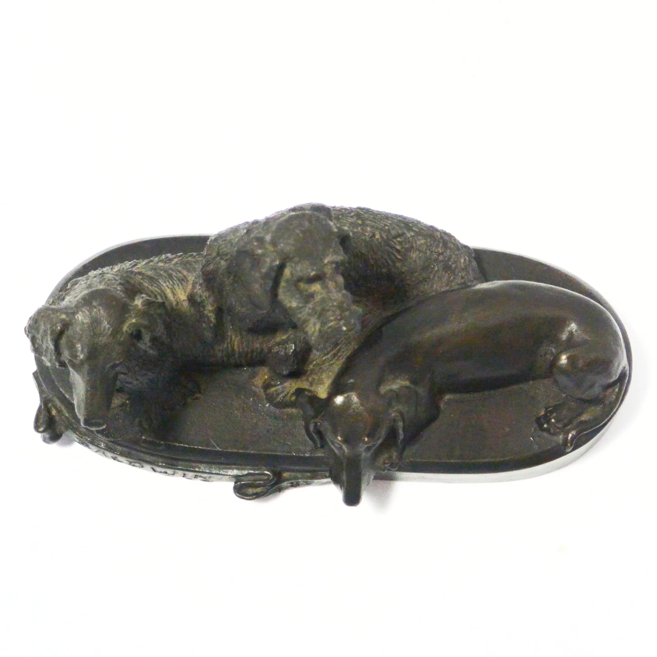 Bronze Dachshund Dogs Christine Baldwin Signed - Image 10