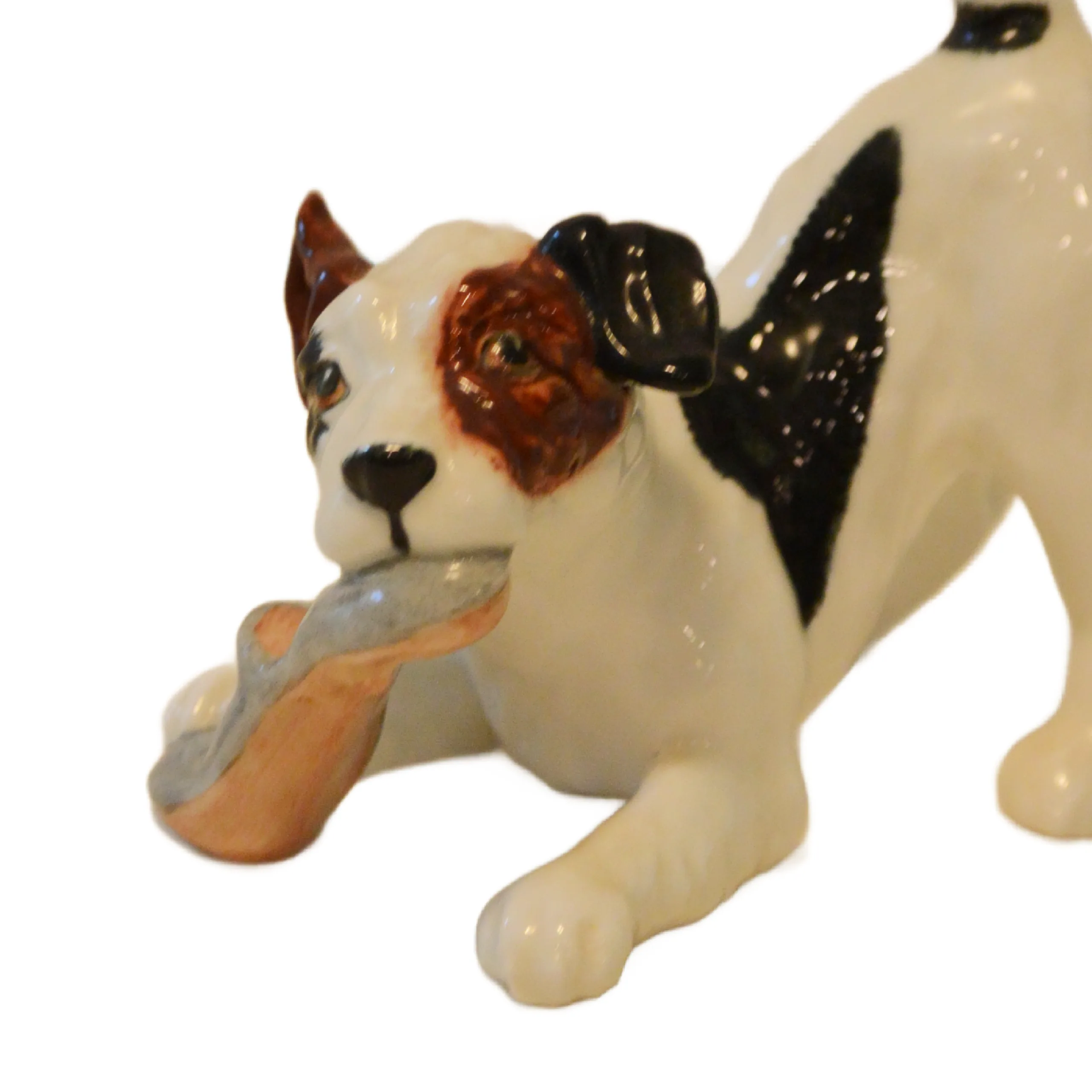 Royal Doulton Jack Russell Dog with Slipper #H.N. 2654 - Image 3