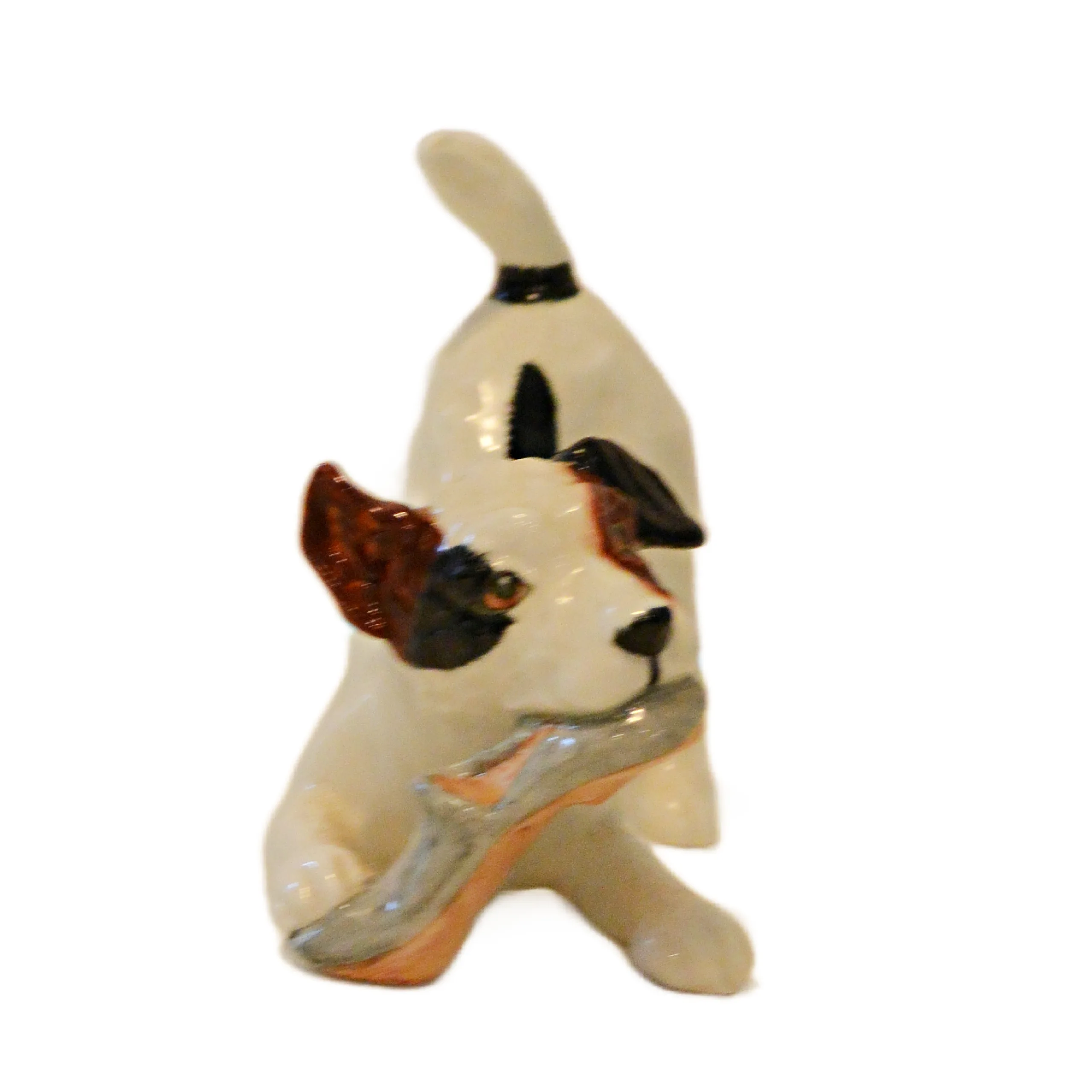 Royal Doulton Jack Russell Dog with Slipper #H.N. 2654 - Image 5