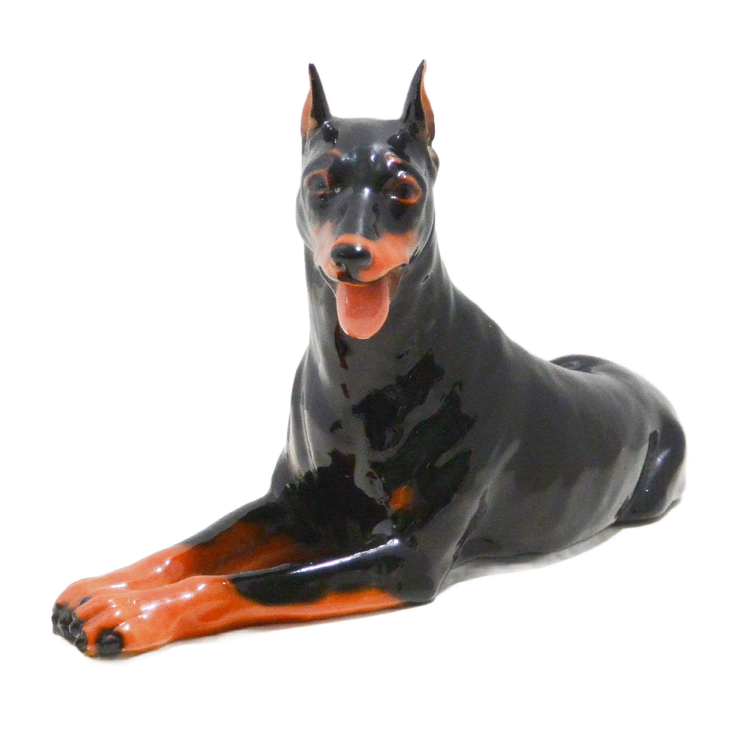 Mortens Studio Doberman Pinscher Dog Figurine