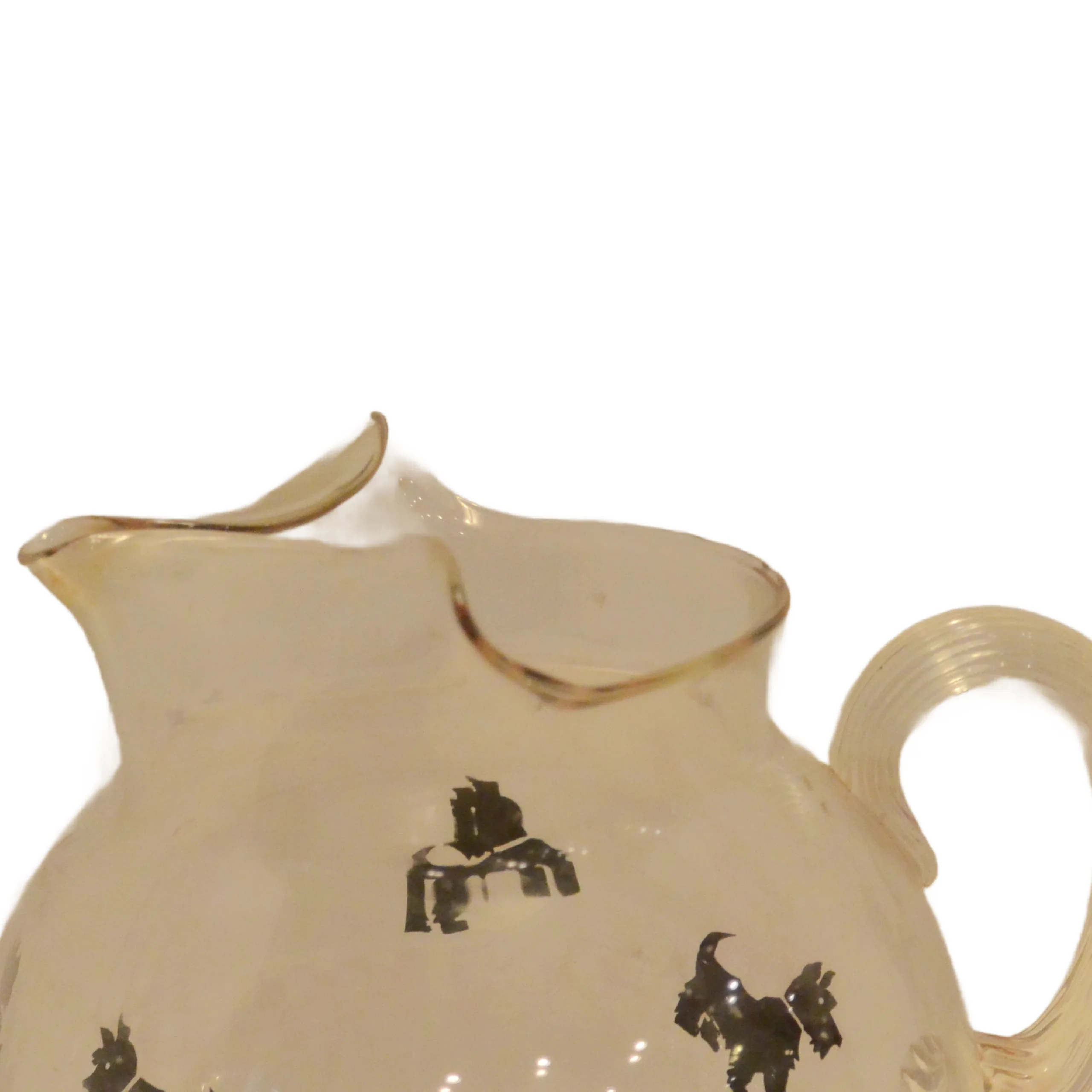 Vintage Federal Glass Scottie Pitcher & 6 Matching Tumbler Set - Image 7