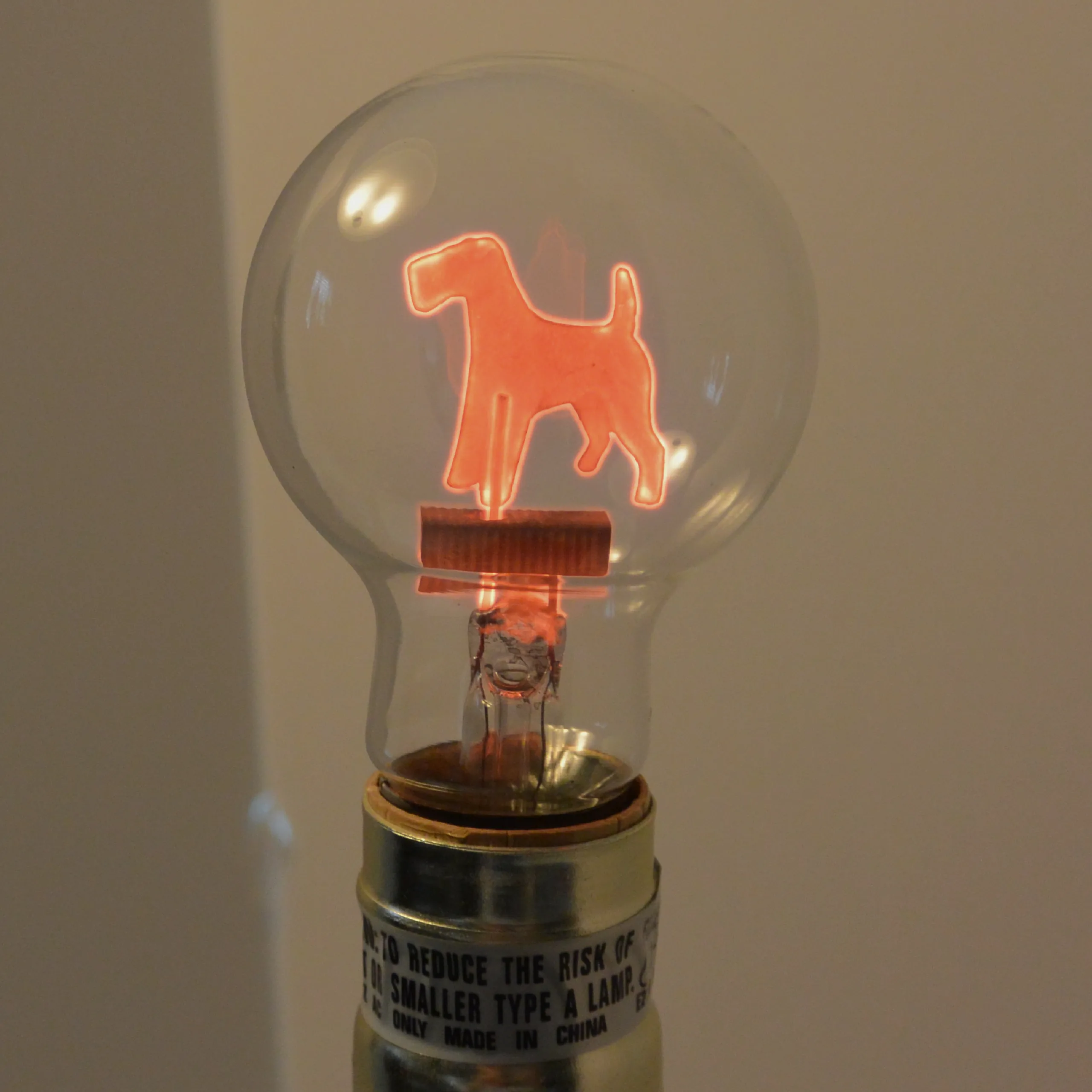 Vintage Aerolux Airedale Terrier Dog Bulb - Image 7