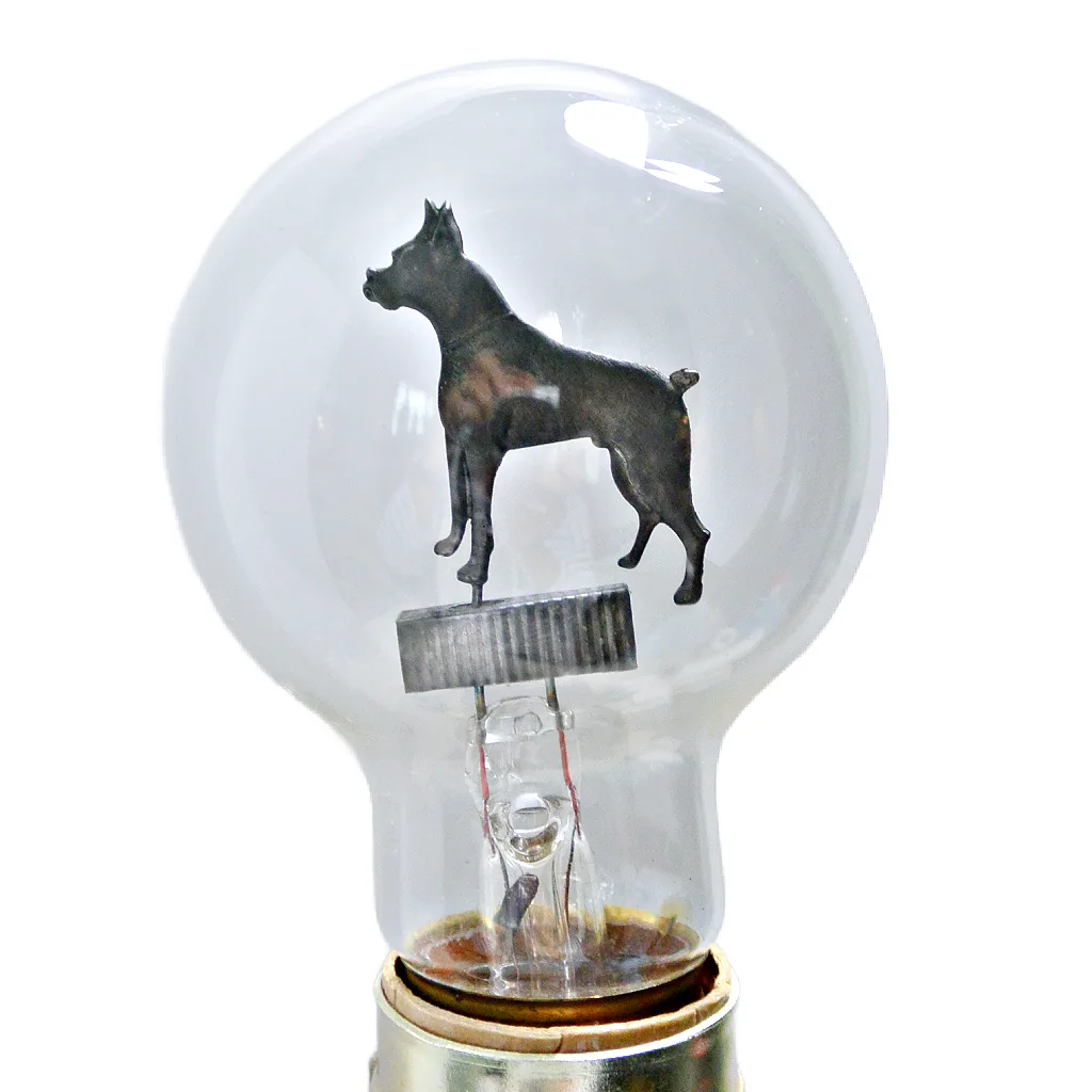 Vintage Aerolux Boxer Dog Bulb