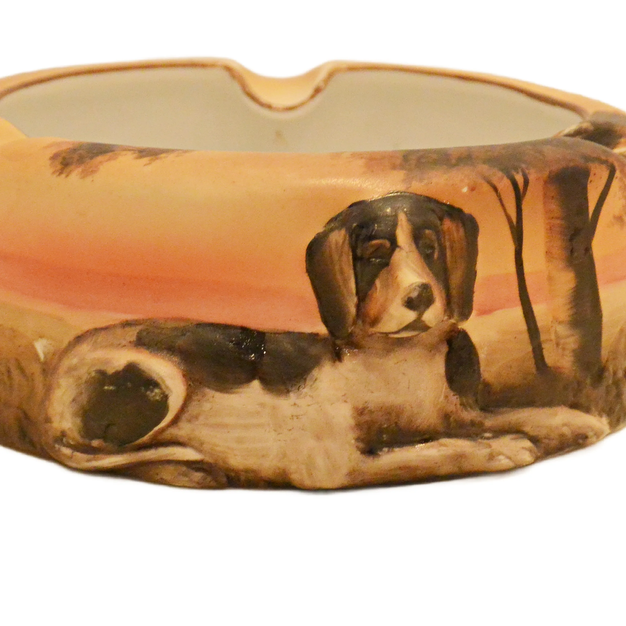 Antique Nippon Ashtray With Hunting Dog - Image 3