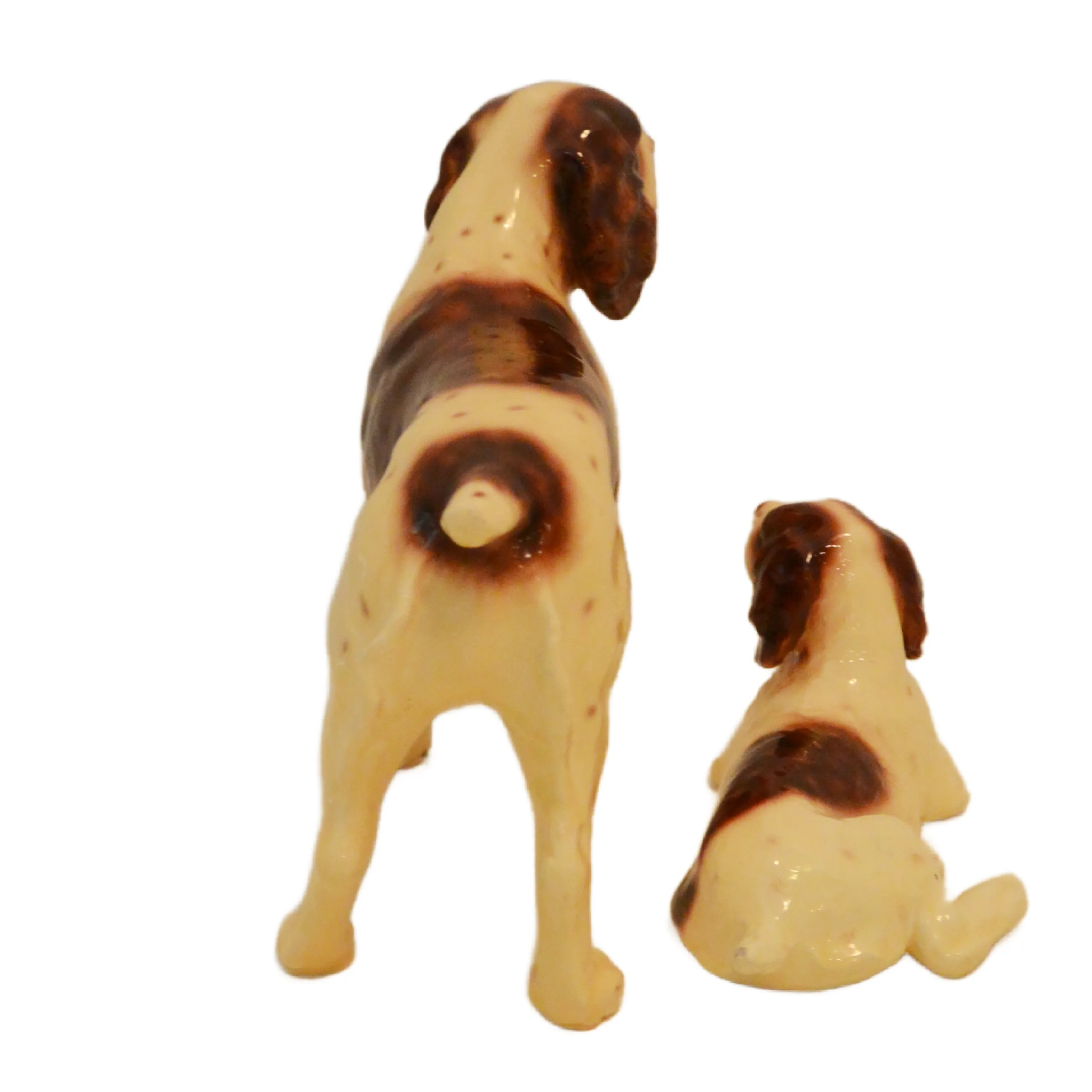 Vintage Brittany Spaniel and Puppy Figurines Mortens Studio - Image 8