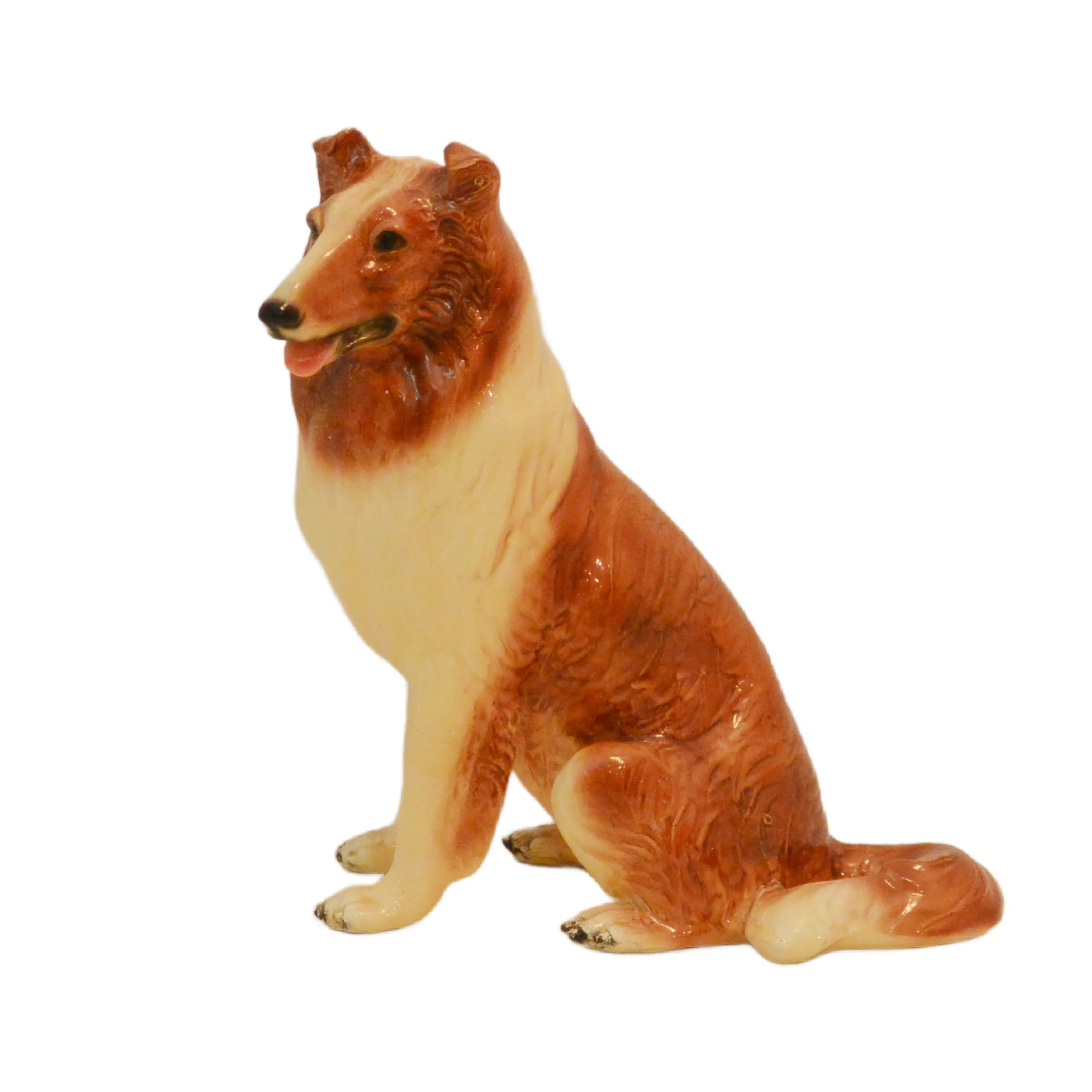 Large Sitting Collie Dog Figurine Morten's Studio - Image 3