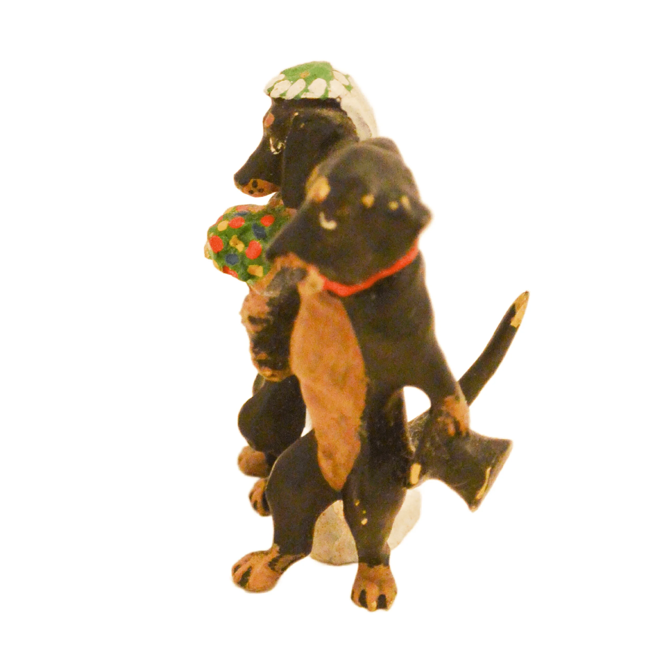 Austrian Bronze Dachshund Dog Bride & Groom - Image 5