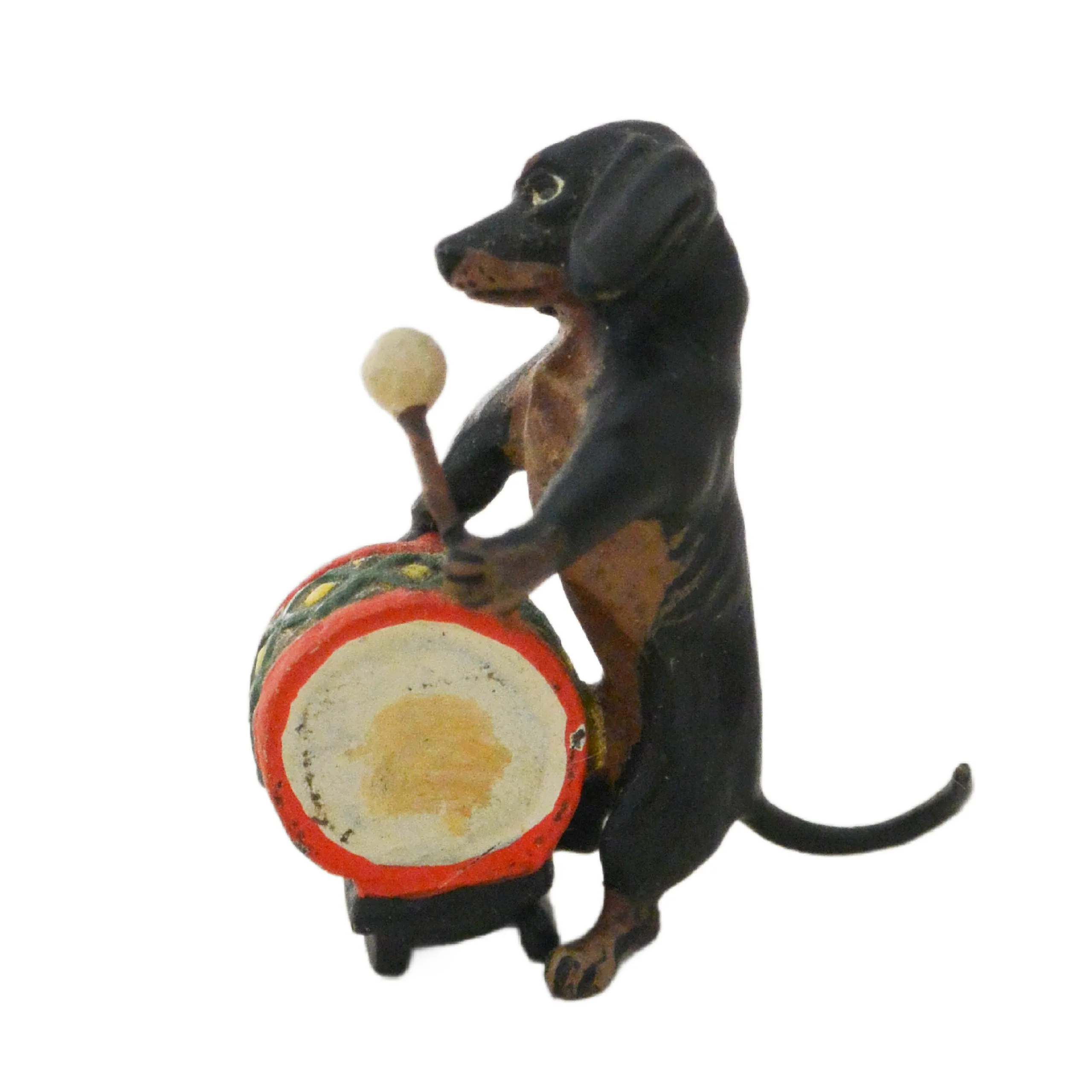 Austrian Cold-Painted Bronze Dachshund Dog Dance Band - Image 5