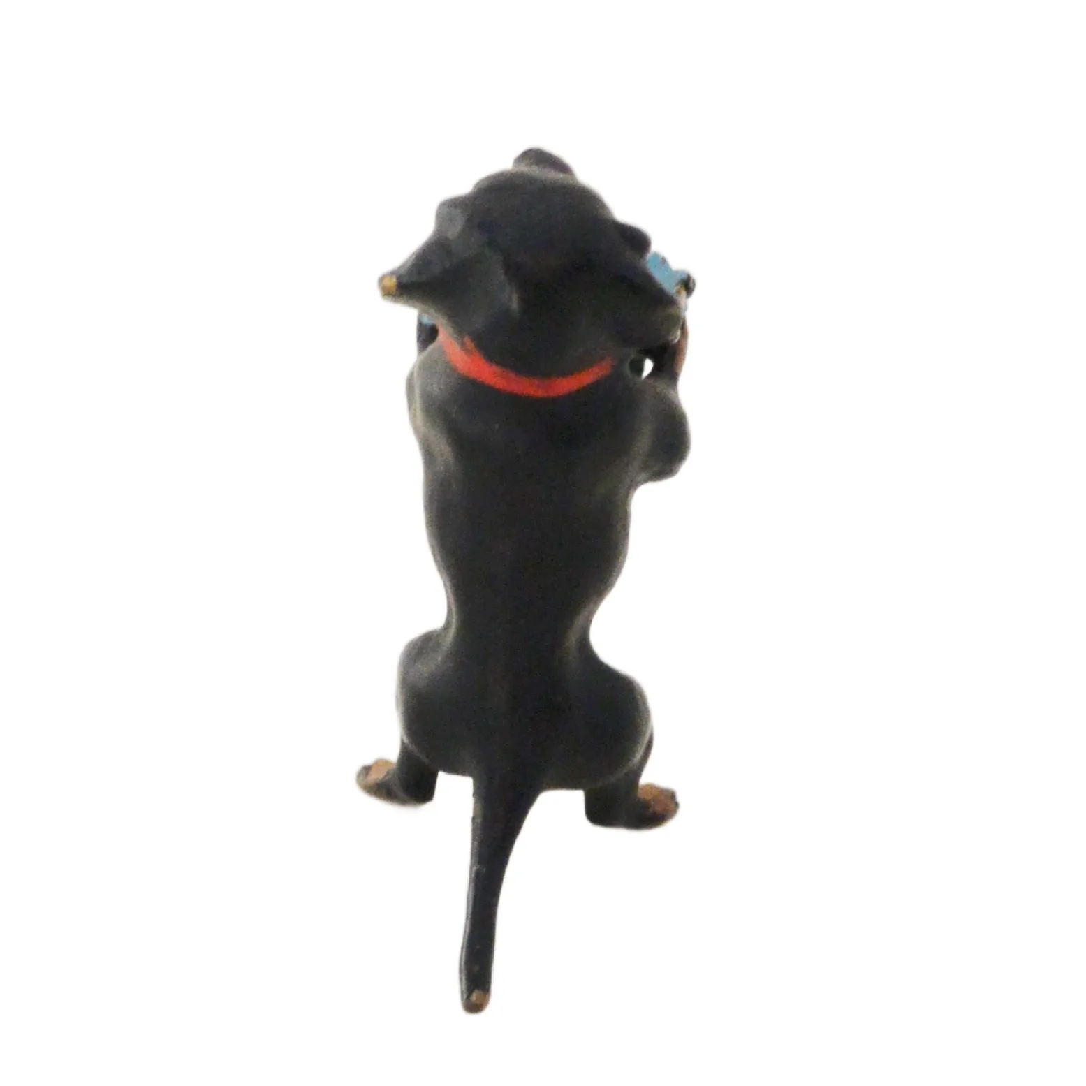 Austrian Bronze Dachshund Dog with Bouquet - Image 6
