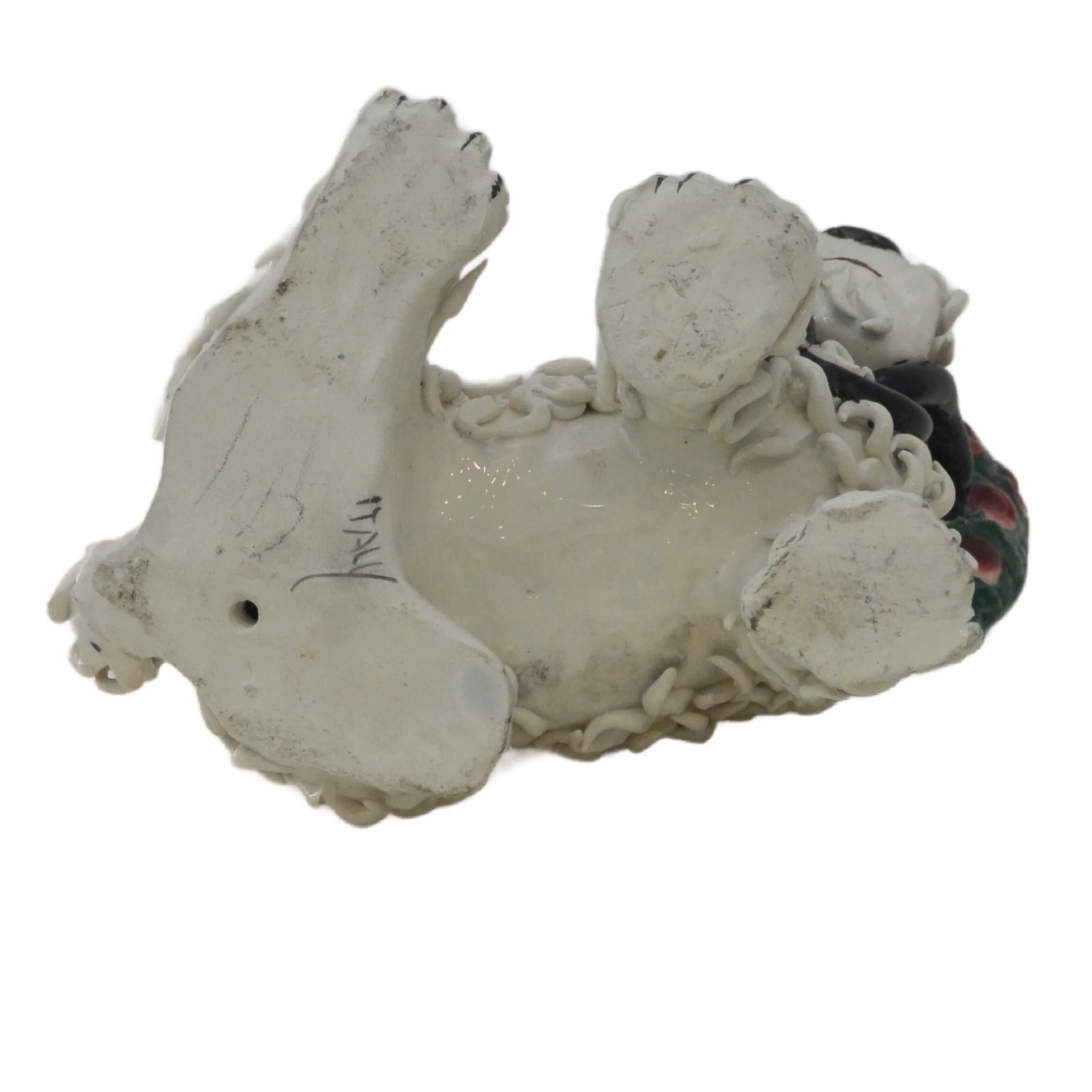 Vintage Italian Spaghetti Maltese Dog with Bonnet c.1950's - Image 8