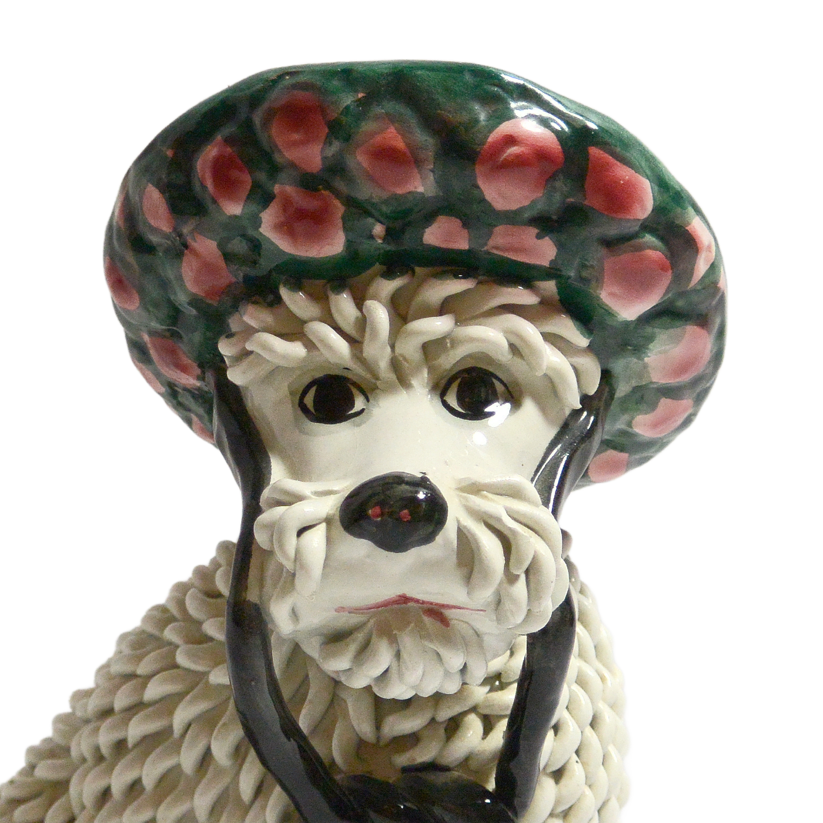 Vintage Italian Spaghetti Maltese Dog with Bonnet c.1950's - Image 3