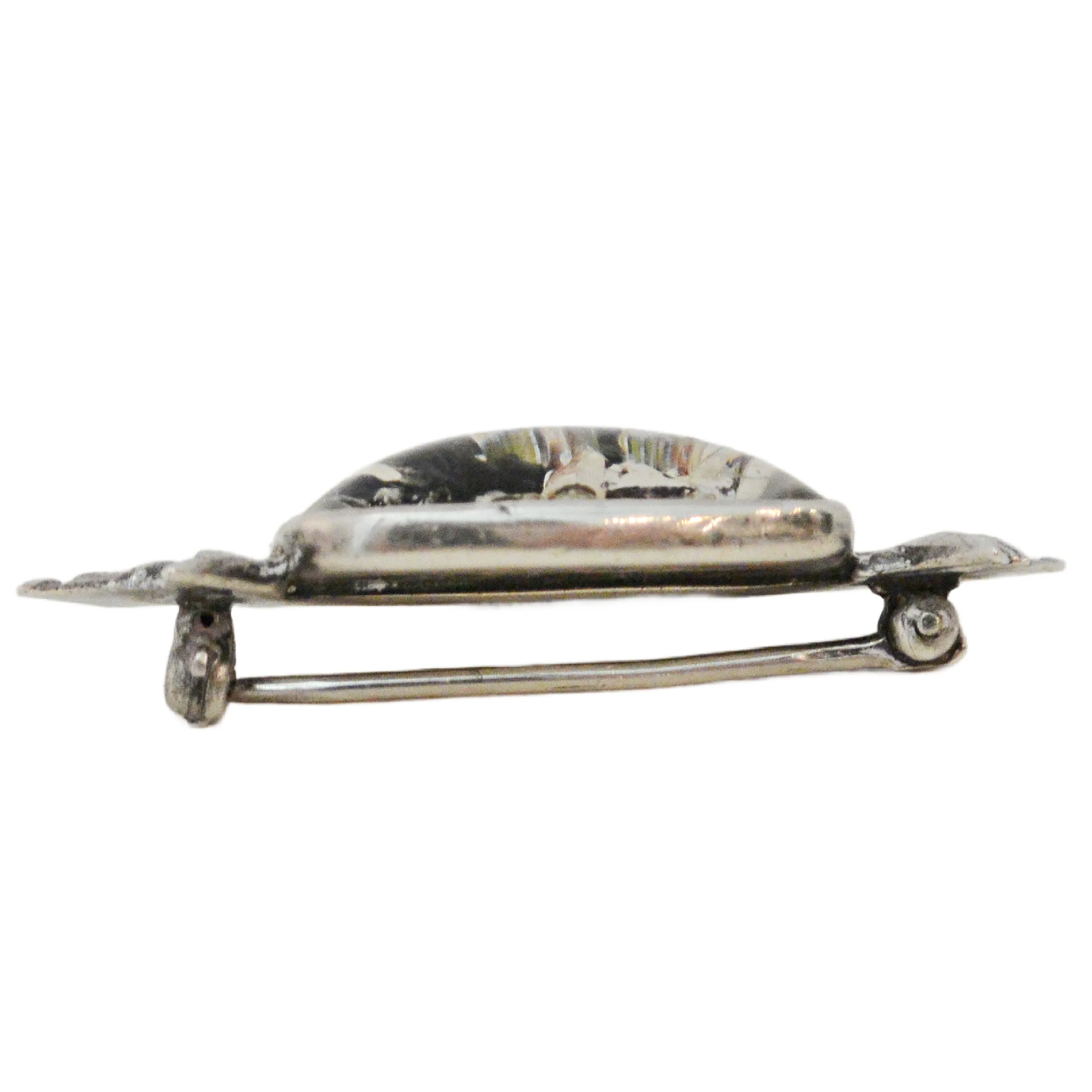 Antique Sterling Silver Essex Crystal Terrier Brooch &ndash; Wire Fox & Scottie Duo c. 1915 - Image 6