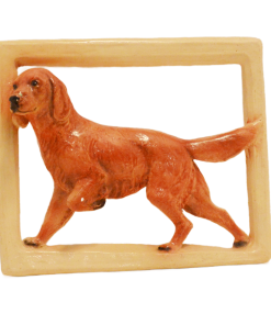 Mortens Studio Golden Retriever Dog Wall Plaque