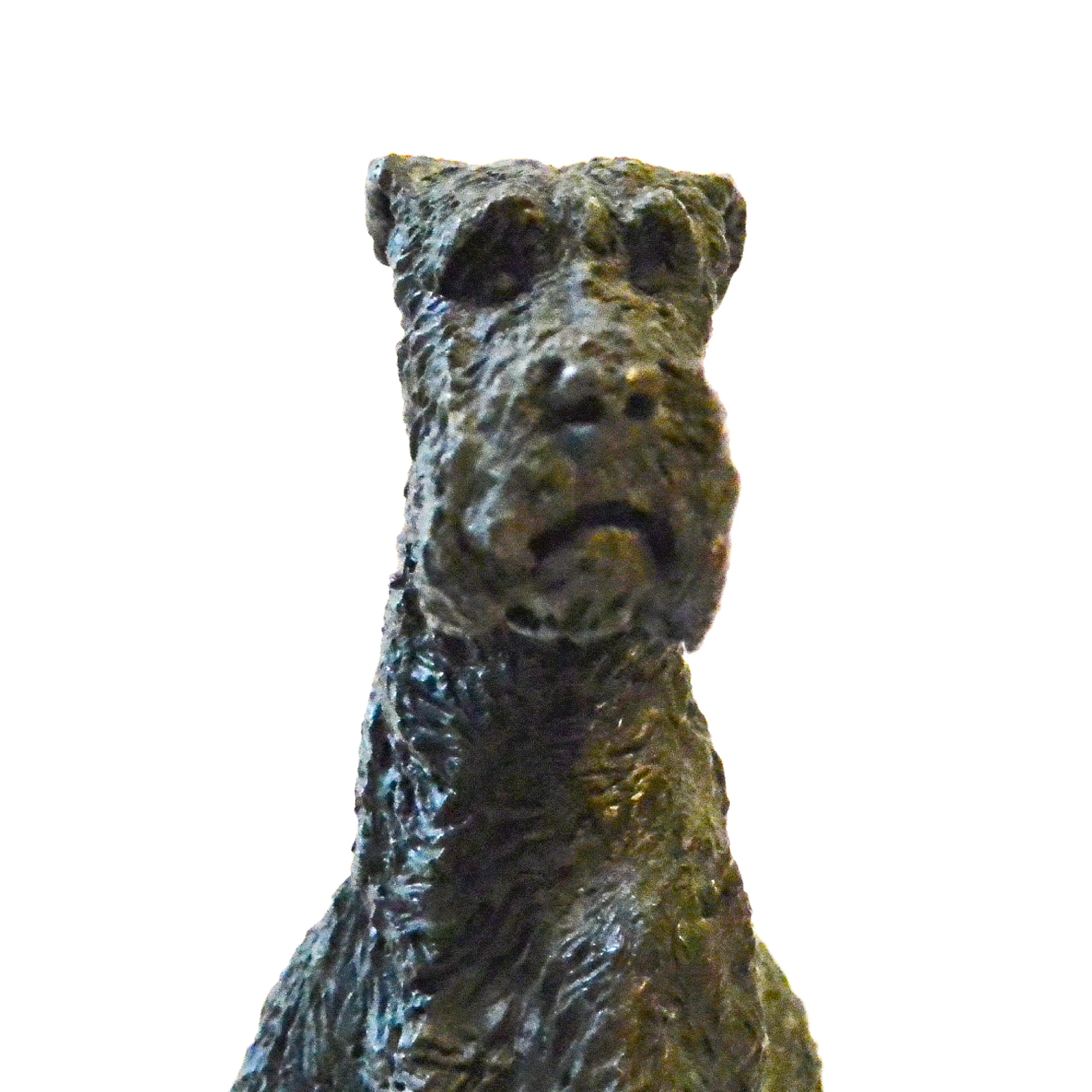 Bronze Wire-Haired Fox Terrier Christine Baldwin Signed - Image 4