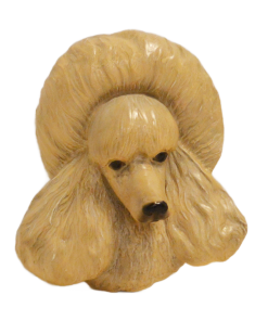 Standard Poodle 3-Dimensional Head Study Plaque Mortens Studio