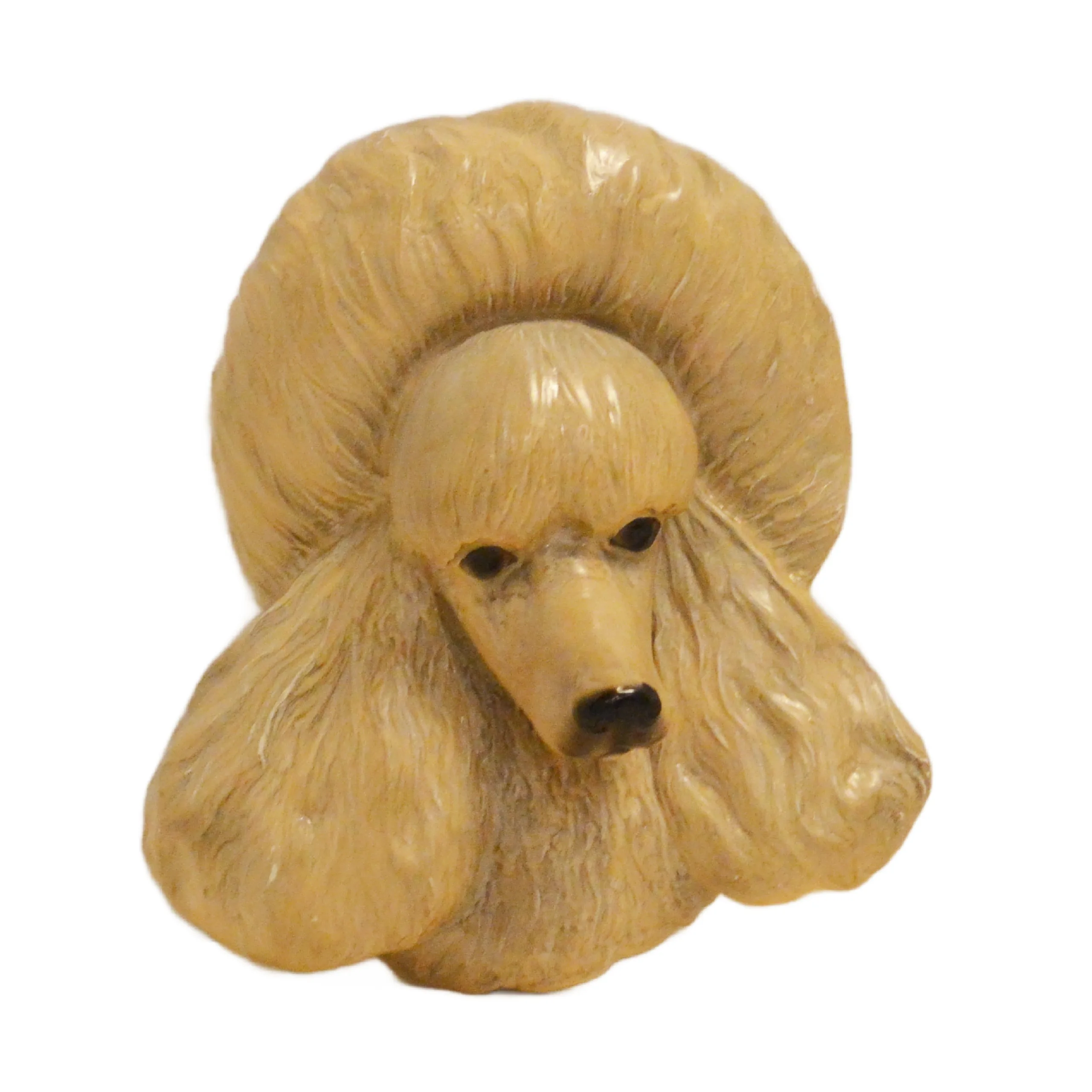 Standard Poodle 3-Dimensional Head Study Plaque Mortens Studio