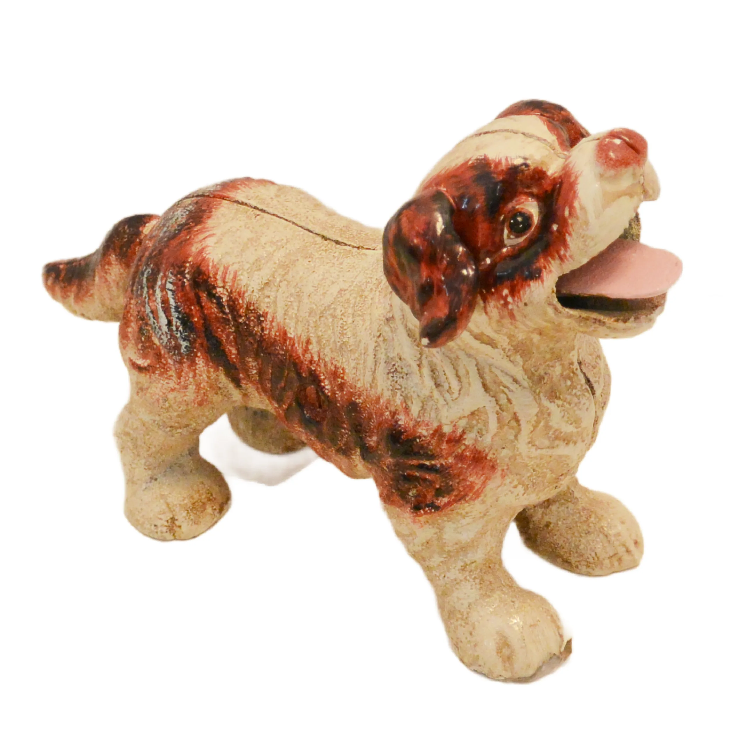 Cavalier King Charles Spaniel Vintage Cast Iron Mechanical Coin Bank