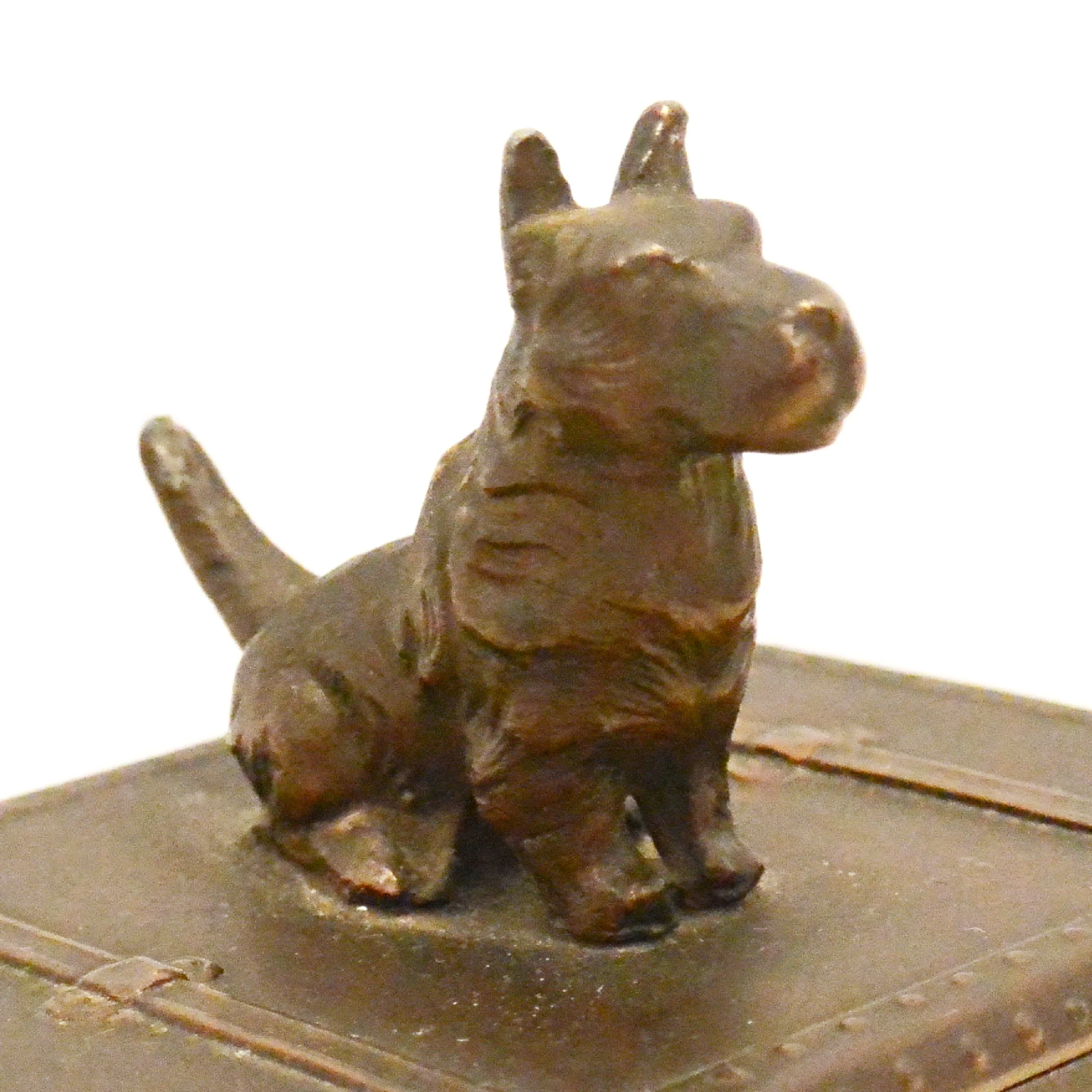Art Deco NUART Trinket Box With Scottie Lid c.1920's-1930's - Image 3