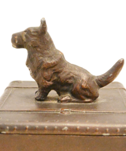 Art Deco NUART Trinket Box With Scottie Lid c.1920's-1930's