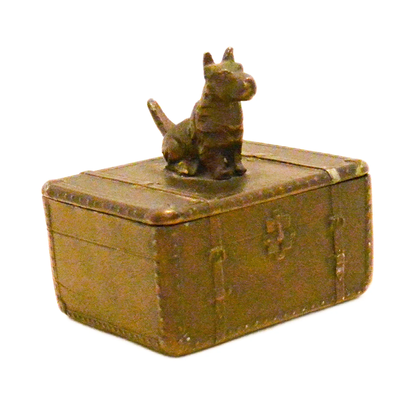 Art Deco NUART Trinket Box With Scottie Lid c.1920's-1930's - Image 2