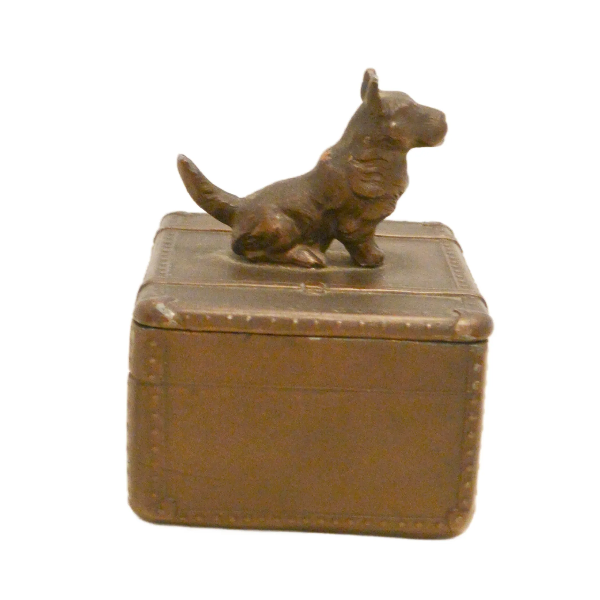 Art Deco NUART Trinket Box With Scottie Lid c.1920's-1930's - Image 4