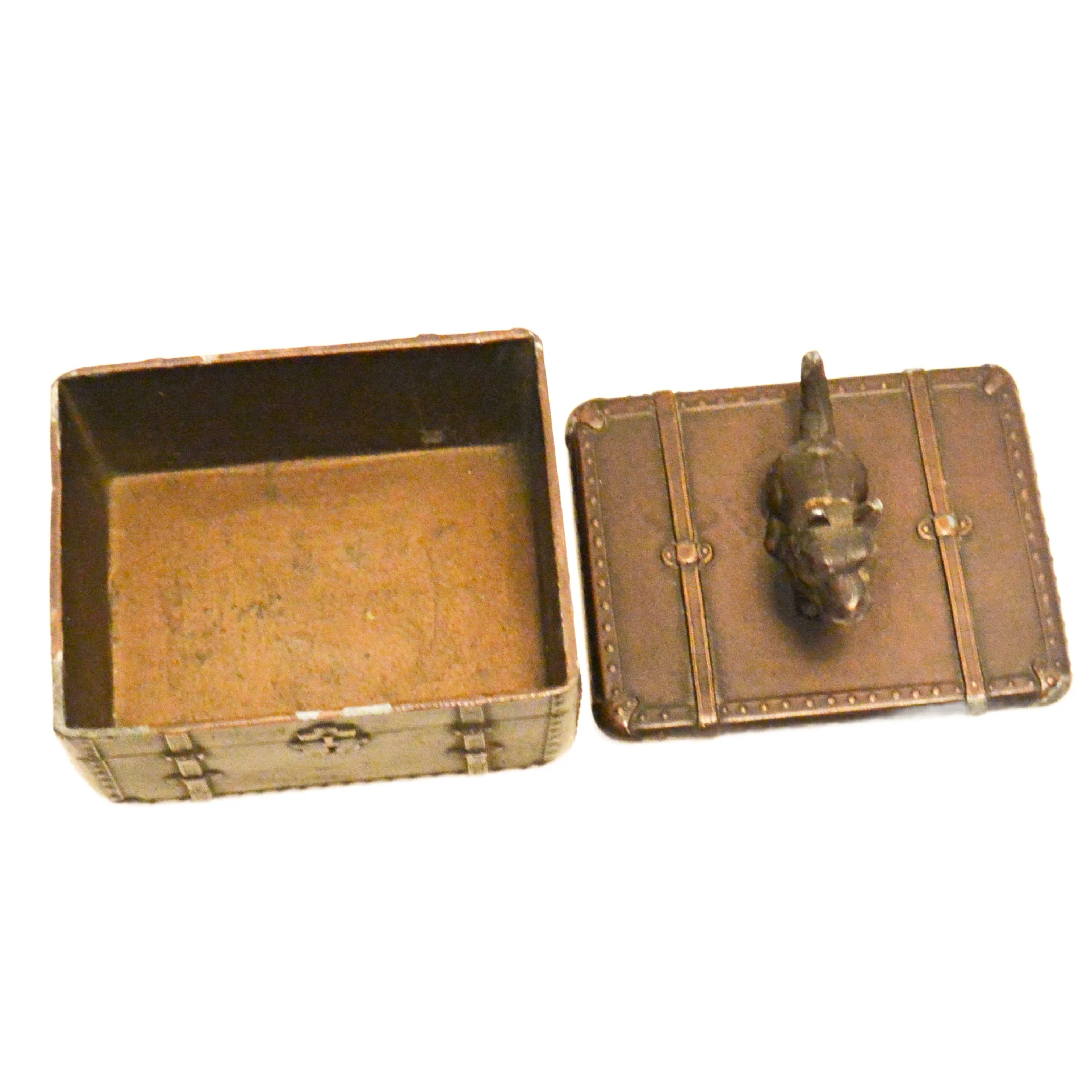Art Deco NUART Trinket Box With Scottie Lid c.1920's-1930's - Image 12