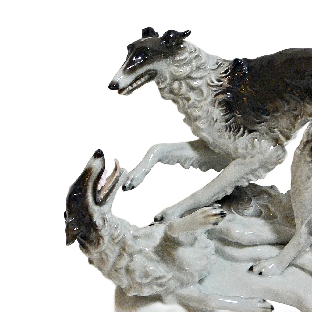 Rosenthal Art Deco Porcelain Borzoi Dog Figurine - Image 3