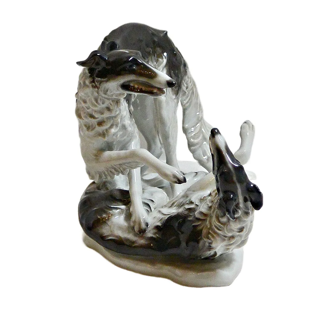 Rosenthal Art Deco Porcelain Borzoi Dog Figurine - Image 6