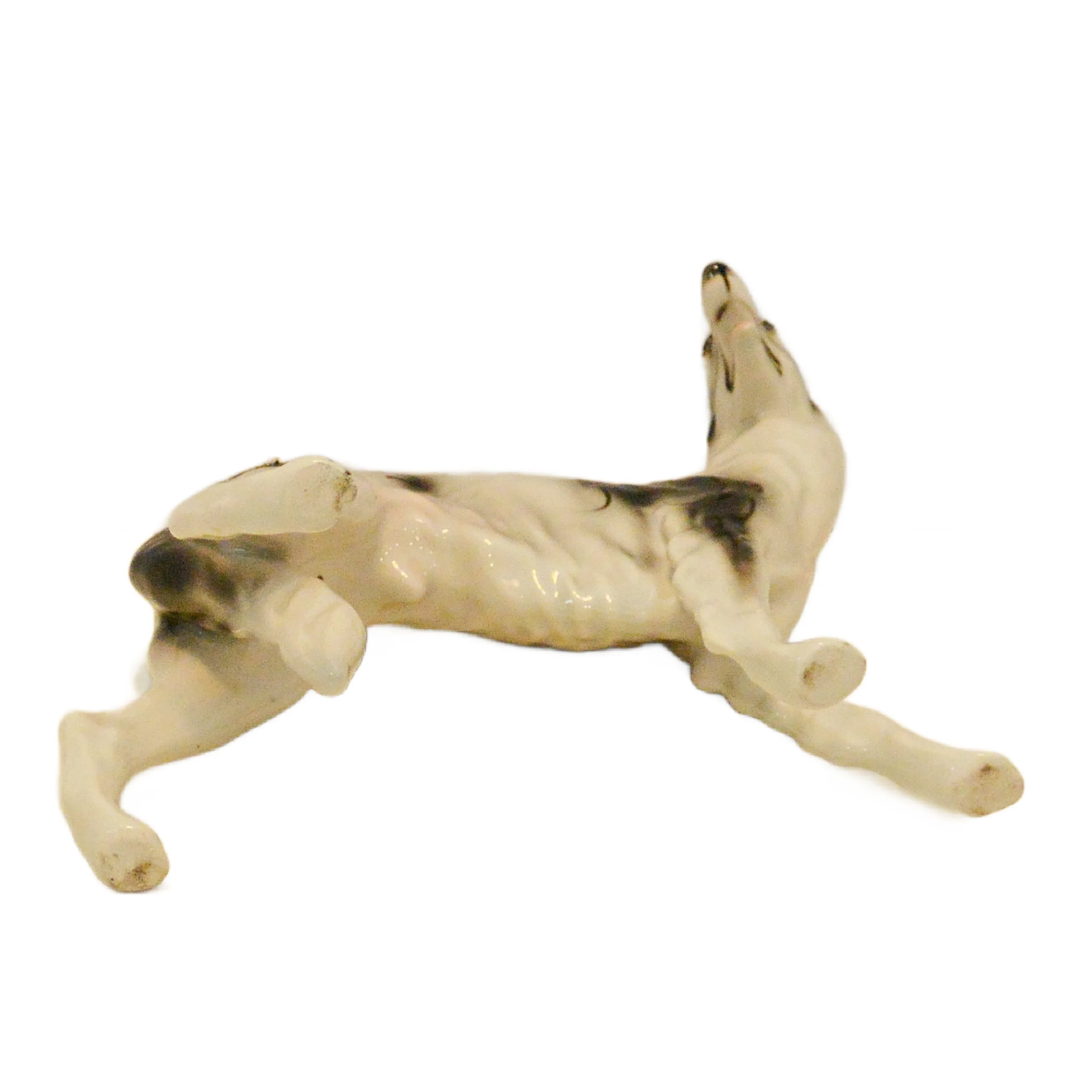 Austrian Porcelain Borzoi Russian Wolfhound Figurine by E&R Golden Crown - Image 9