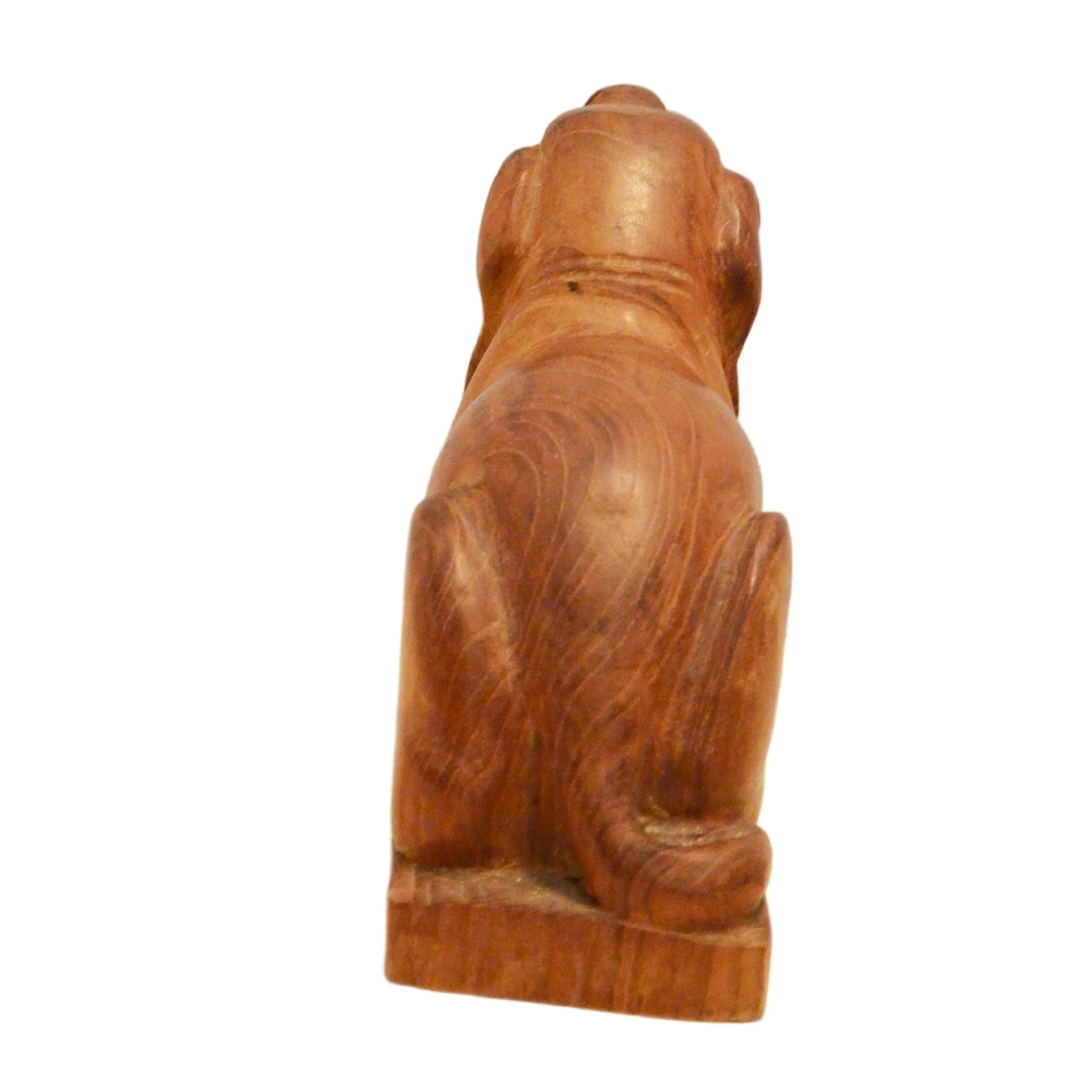 Vintage Hand-Carved Folk Art Scent Hound - Image 7