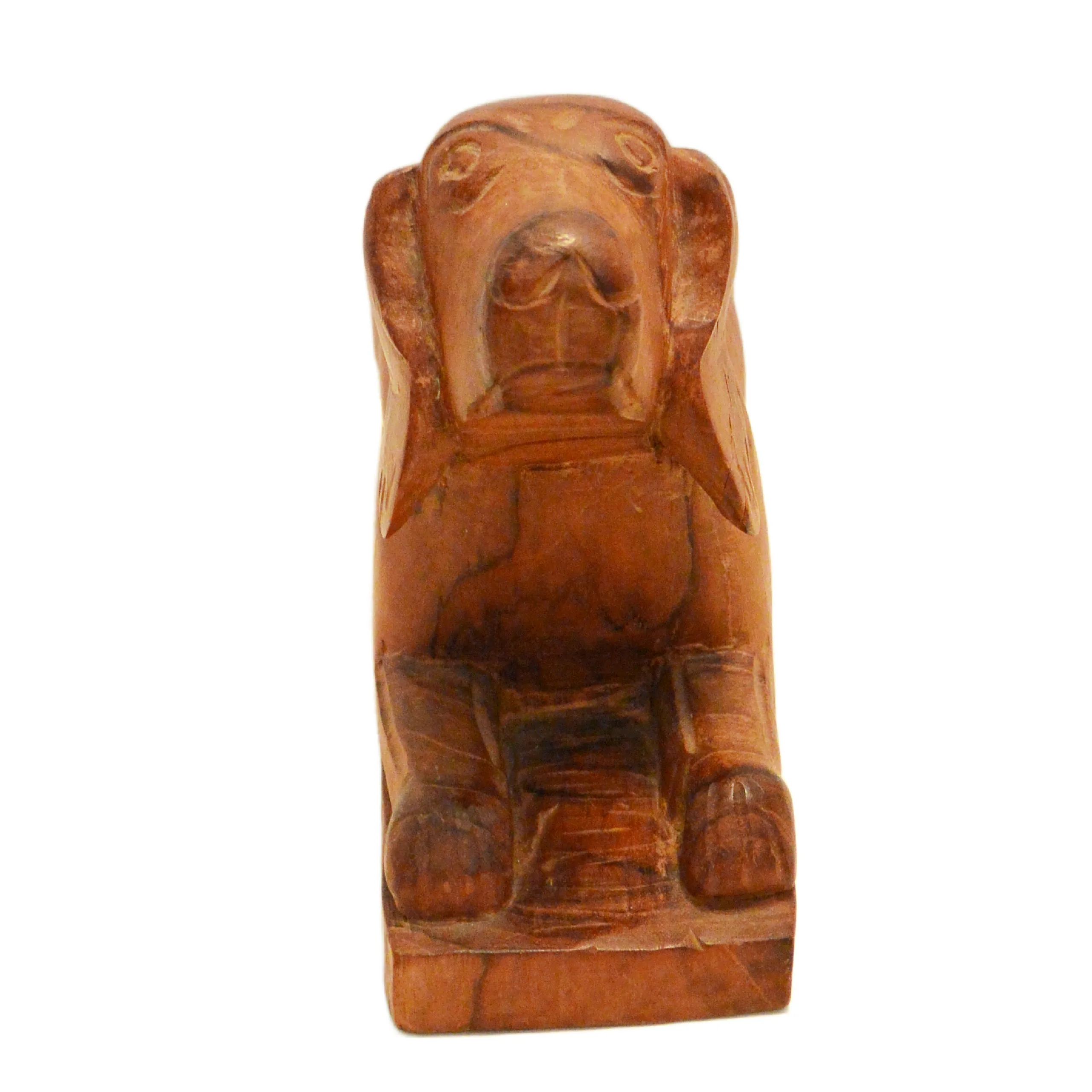 Vintage Hand-Carved Folk Art Scent Hound - Image 5