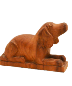 Vintage Hand-Carved Folk Art Scent Hound