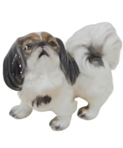 Vintage Dahl Jensen Copenhagen Porcelain Pekingese Figurine, No. 1146