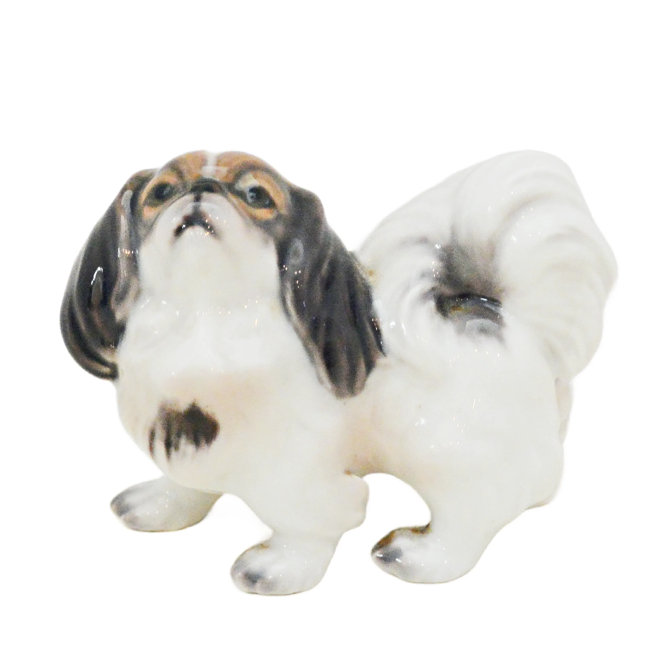 Vintage Dahl Jensen Copenhagen Porcelain Pekingese Figurine, No. 1146 - Image 4