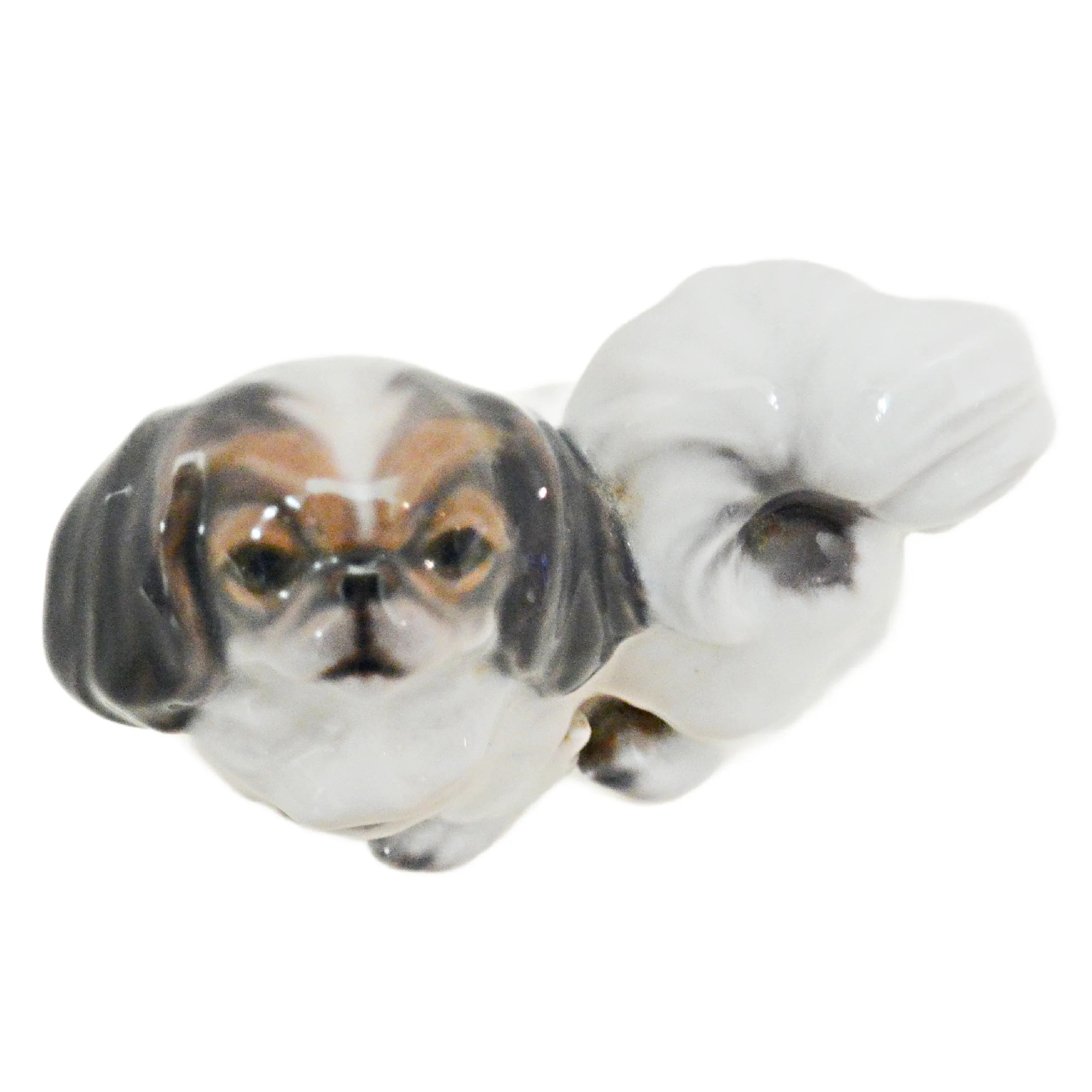 Vintage Dahl Jensen Copenhagen Porcelain Pekingese Figurine, No. 1146 - Image 9
