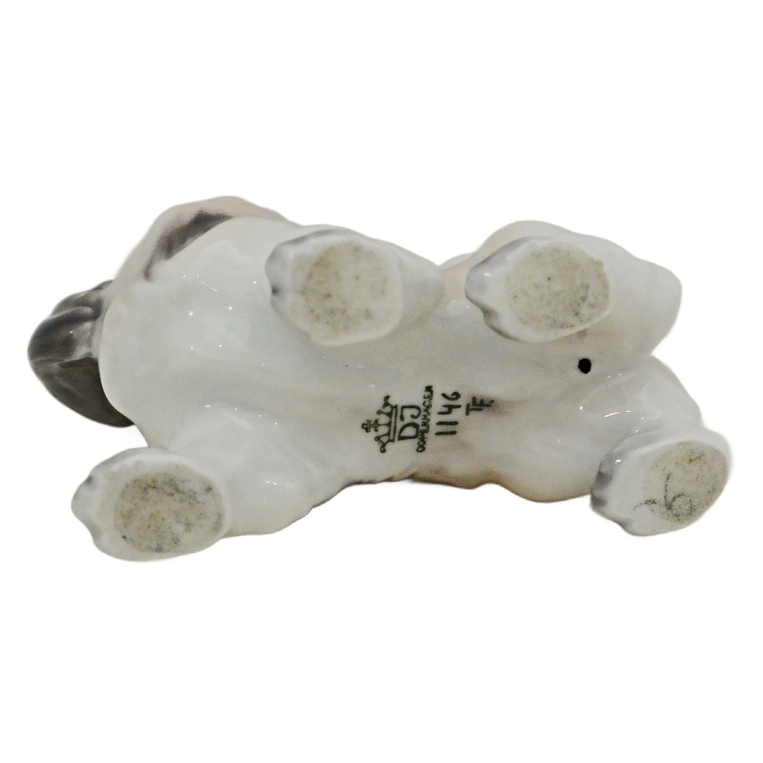 Vintage Dahl Jensen Copenhagen Porcelain Pekingese Figurine, No. 1146 - Image 7