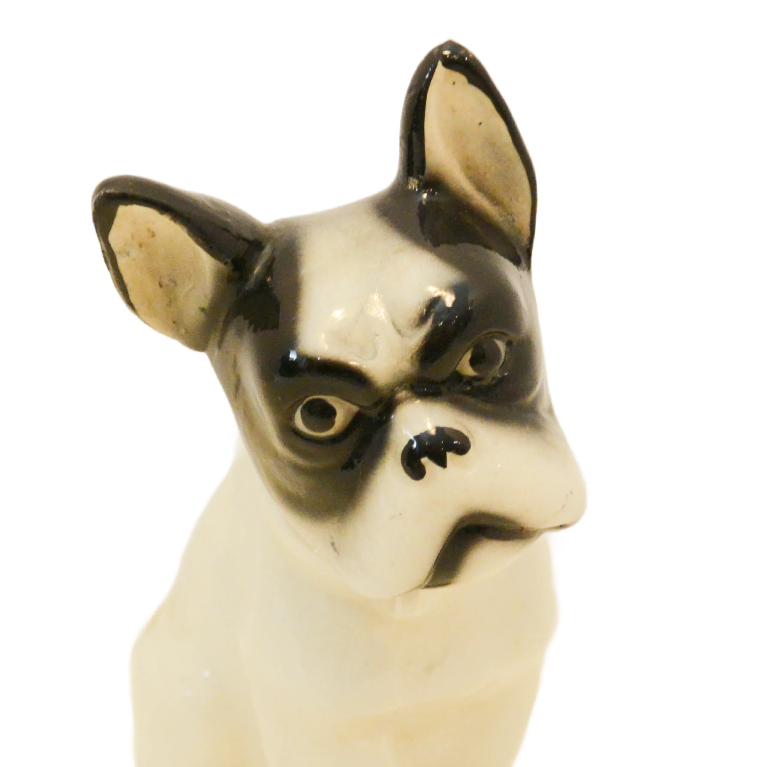 Mid-Century Moriyama Japan Porcelain Boston Terrier Decanter - Image 3