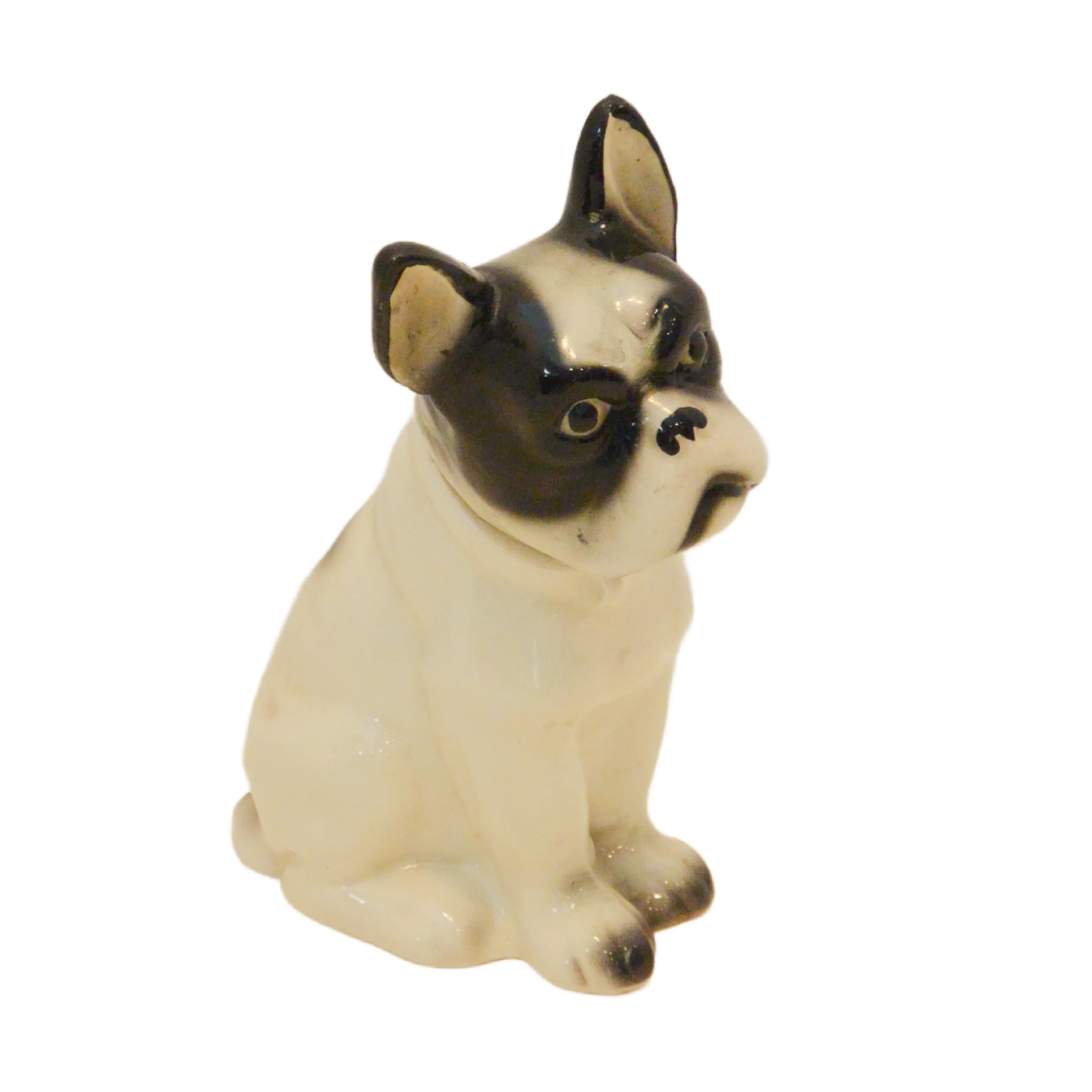 Mid-Century Moriyama Japan Porcelain Boston Terrier Decanter - Image 2