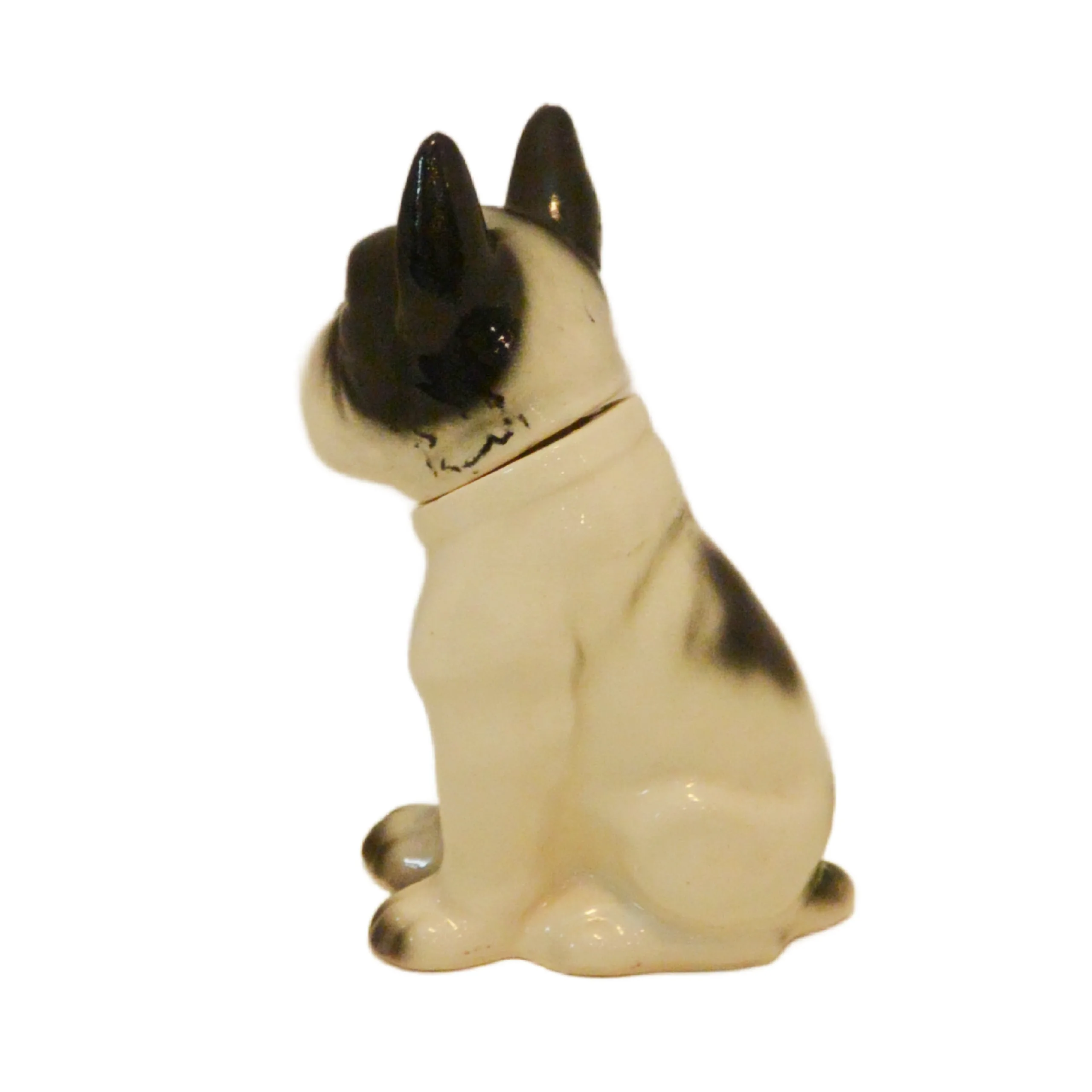 Mid-Century Moriyama Japan Porcelain Boston Terrier Decanter - Image 6