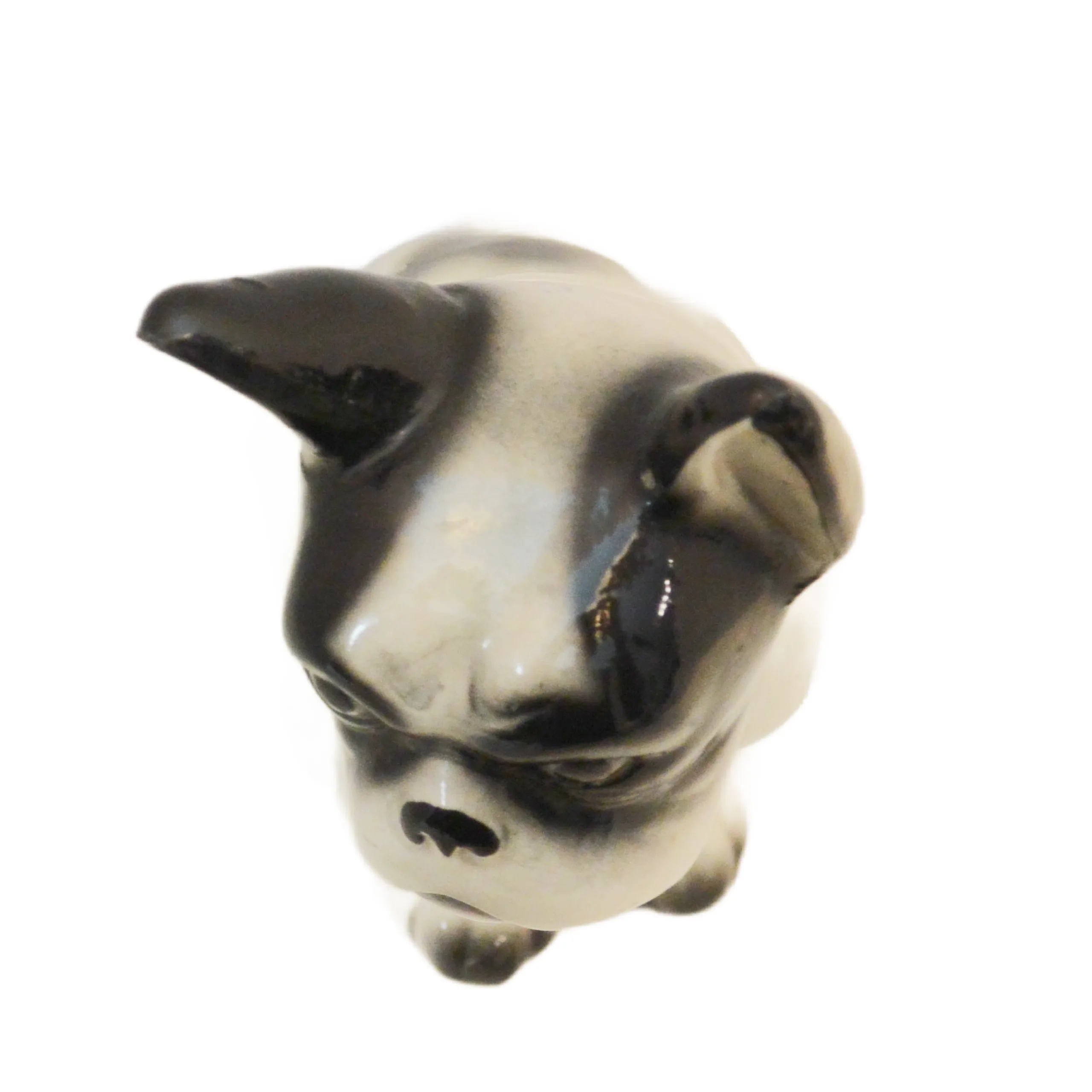 Mid-Century Moriyama Japan Porcelain Boston Terrier Decanter - Image 11