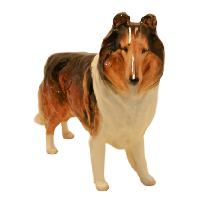Large Royal Doulton Rough Collie HN1057, modeled on Champion Ashtead Applause by Frederick Daws, A Dog's Tale Collectibles