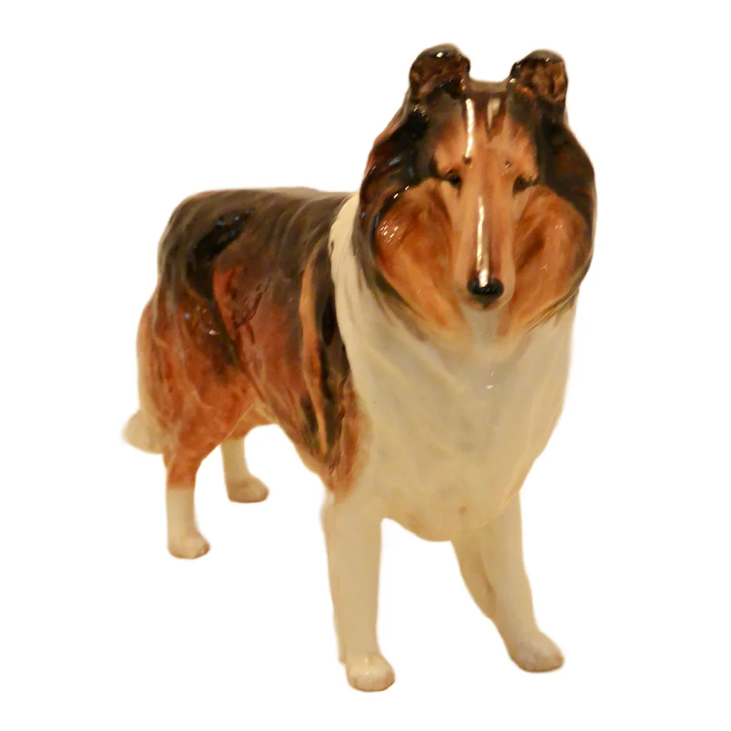 Large Royal Doulton Rough Collie Figurine - Champion "Ashtead Applause" HN1057