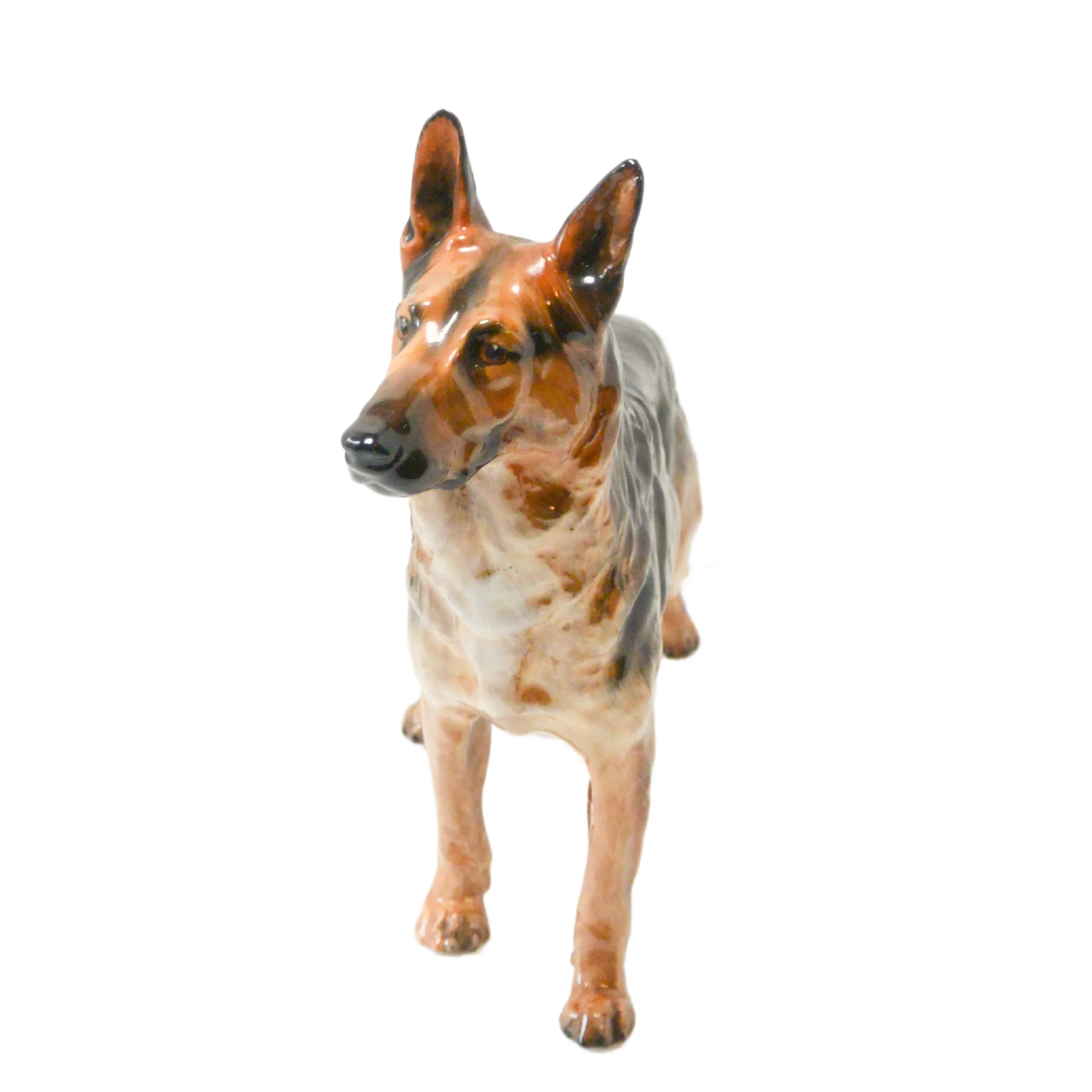 Large Royal Doulton German Shepherd HN 1115 &ndash; Rare 11" "Giant" Scale &ndash; Frederick Daws Design, c. 1940s - Image 5