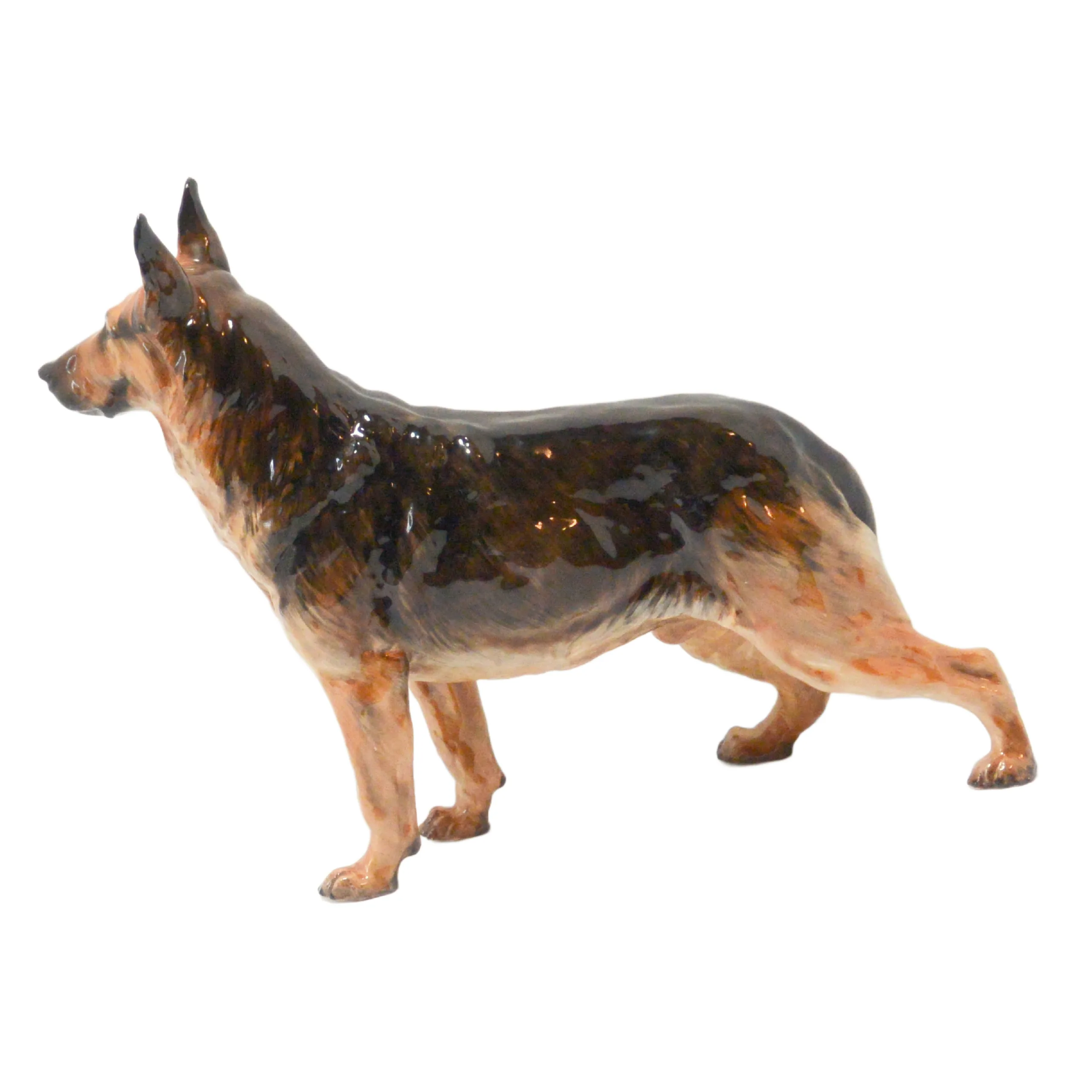 Large Royal Doulton German Shepherd HN 1115 &ndash; Rare 11" "Giant" Scale &ndash; Frederick Daws Design, c. 1940s - Image 10