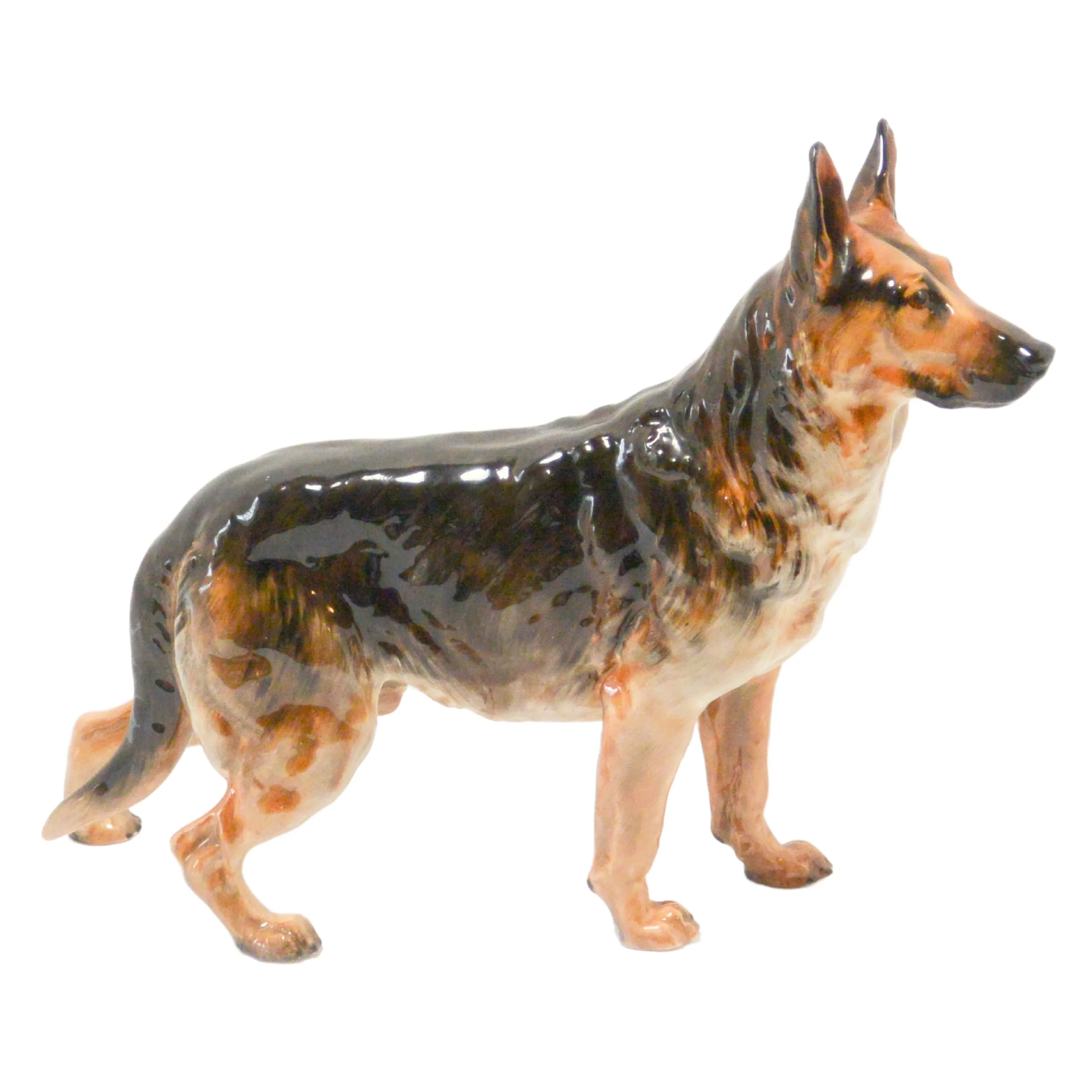 Large Royal Doulton German Shepherd HN 1115 &ndash; Rare 11" "Giant" Scale &ndash; Frederick Daws Design, c. 1940s - Image 11