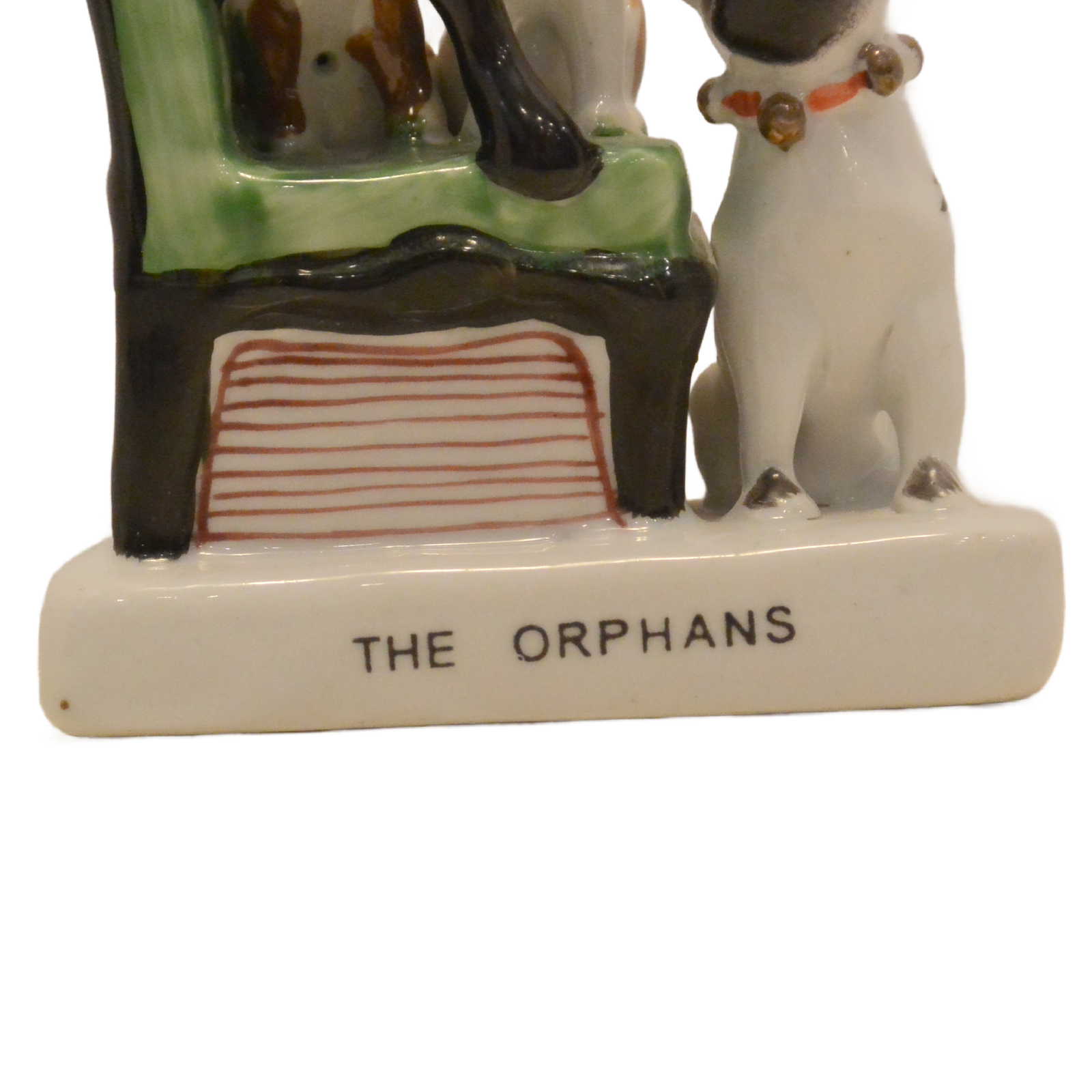 Antique Victorian German Porcelain Fairing "The Orphans" – Conta & Boehme - Image 5