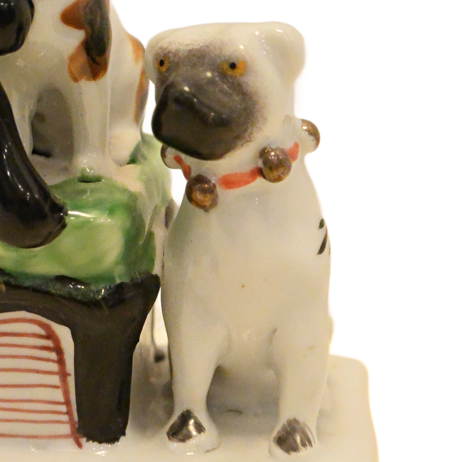 Antique Victorian German Porcelain Fairing "The Orphans" – Conta & Boehme - Image 4