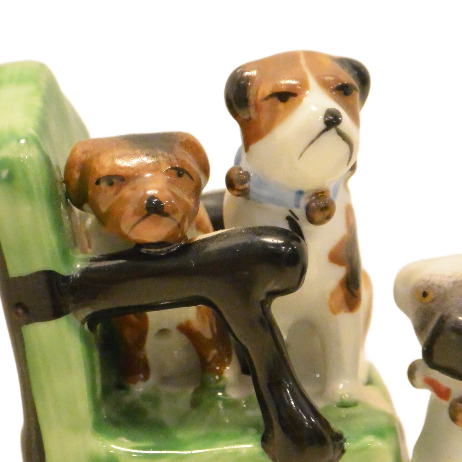 Antique Victorian German Porcelain Fairing "The Orphans" – Conta & Boehme - Image 3