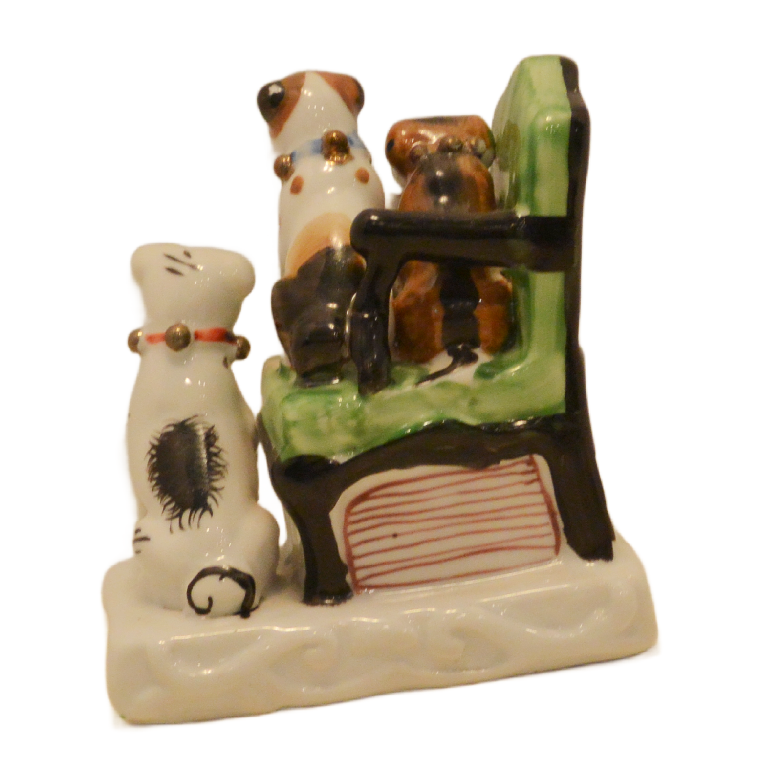 Antique Victorian German Porcelain Fairing "The Orphans" – Conta & Boehme - Image 7