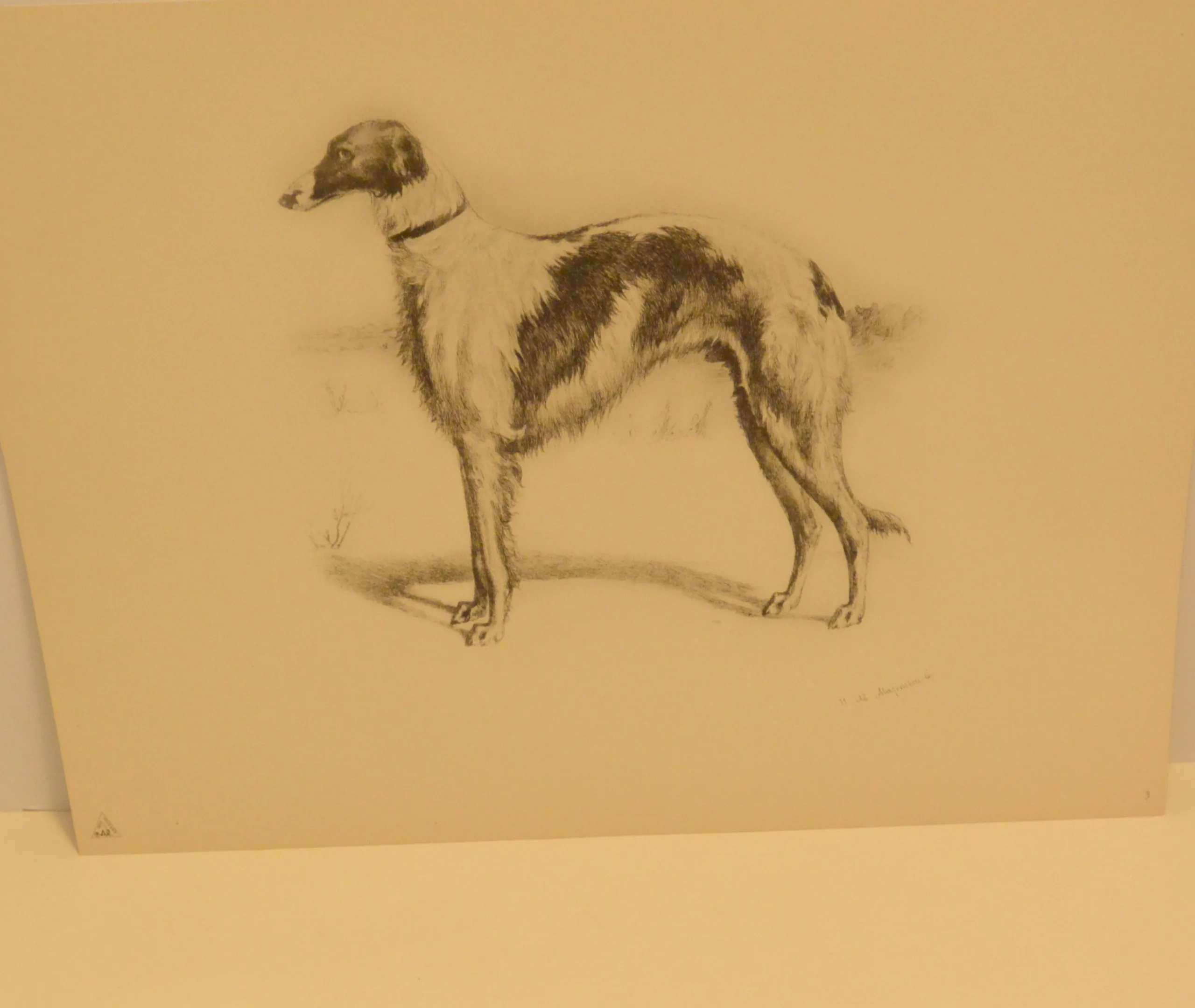 Rare 1934 Limited Edition Borzoi Portfolio: 28 Lithographs, "Echoes of Old Russia" - Image 2